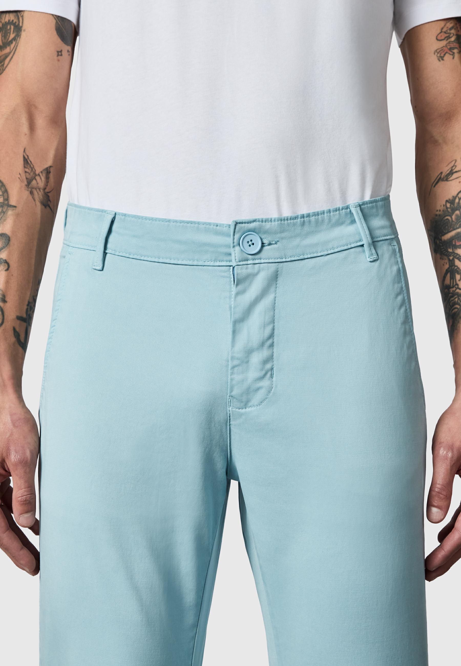 Lange Chino-Hose "Astron" Tapered Fit Ion Blue