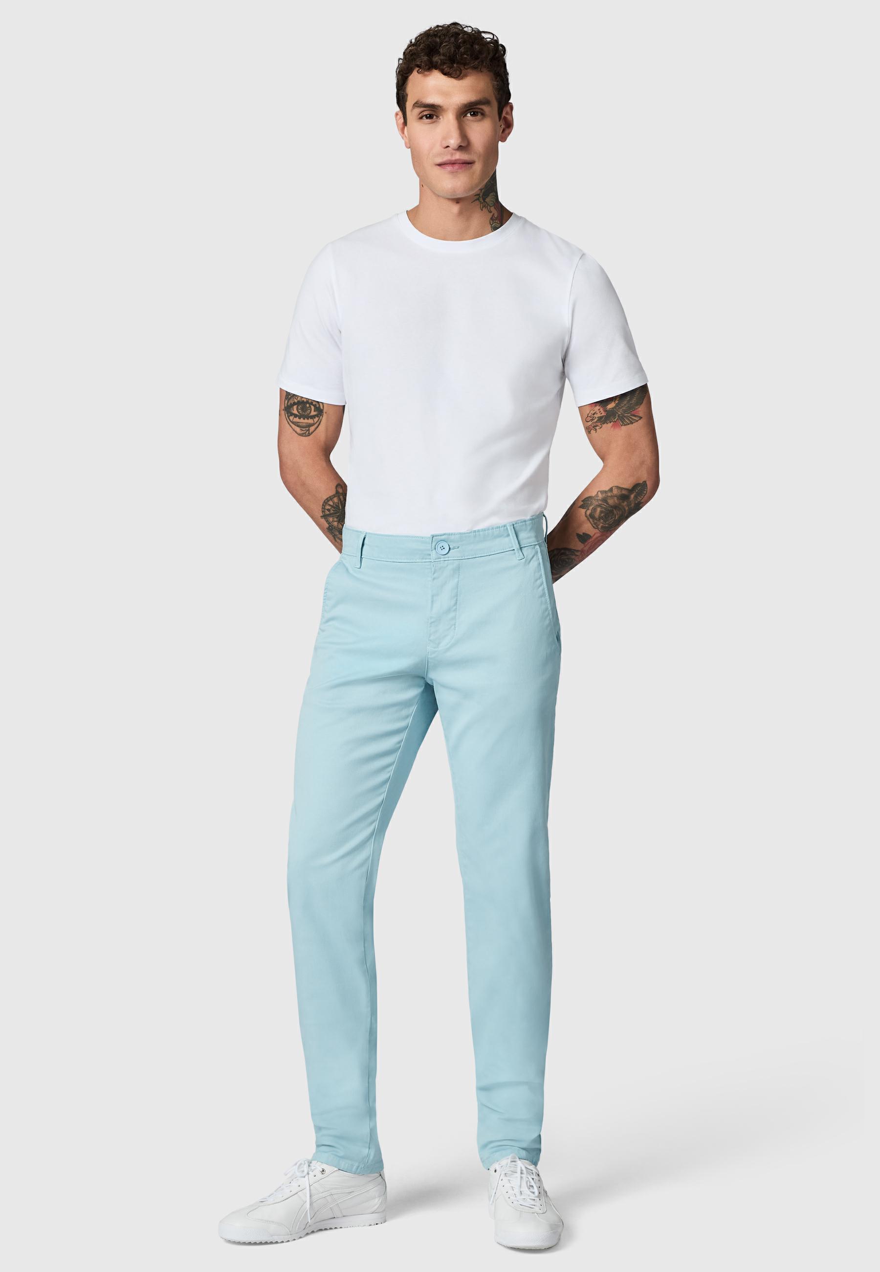 Lange Chino-Hose "Astron" Tapered Fit Ion Blue