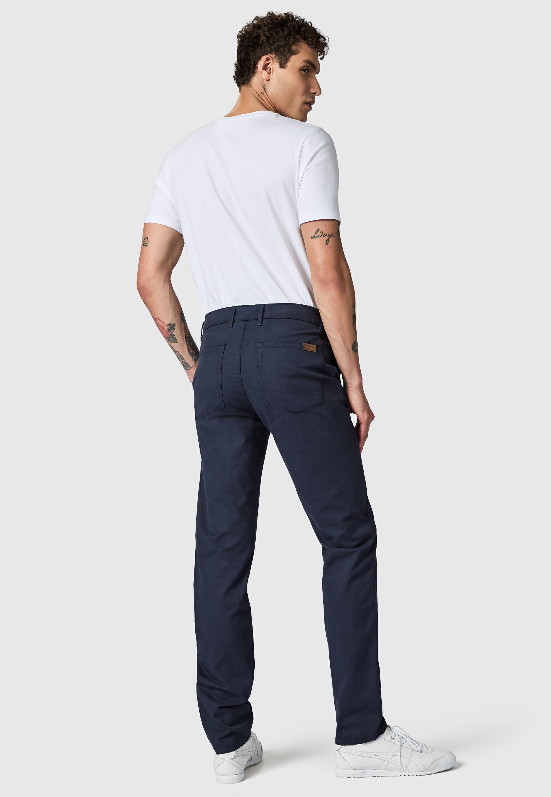 Lange Chino-Hose "Astron" Tapered Fit Warp Navy