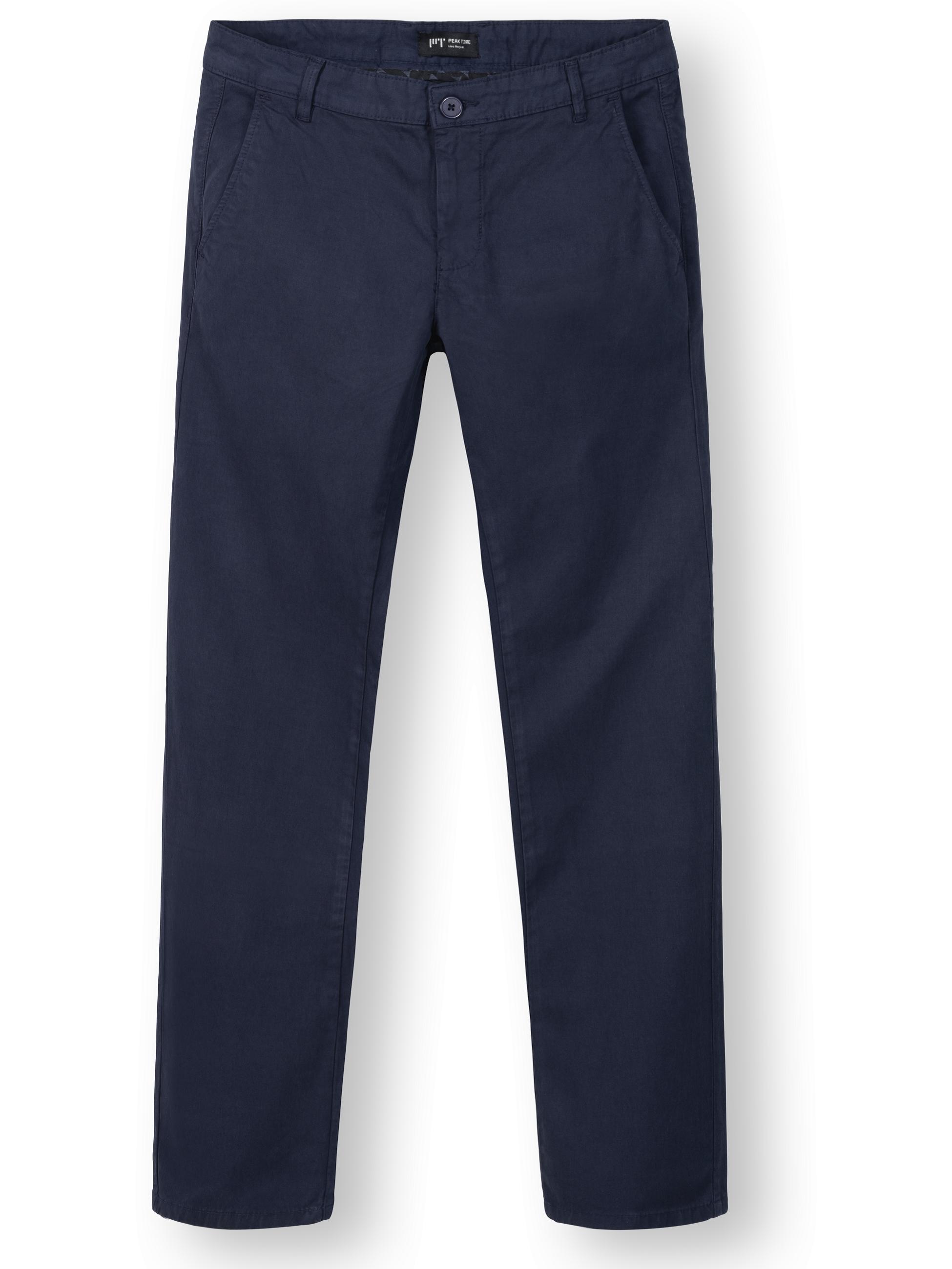 Lange Chino-Hose "Astron" Tapered Fit Warp Navy