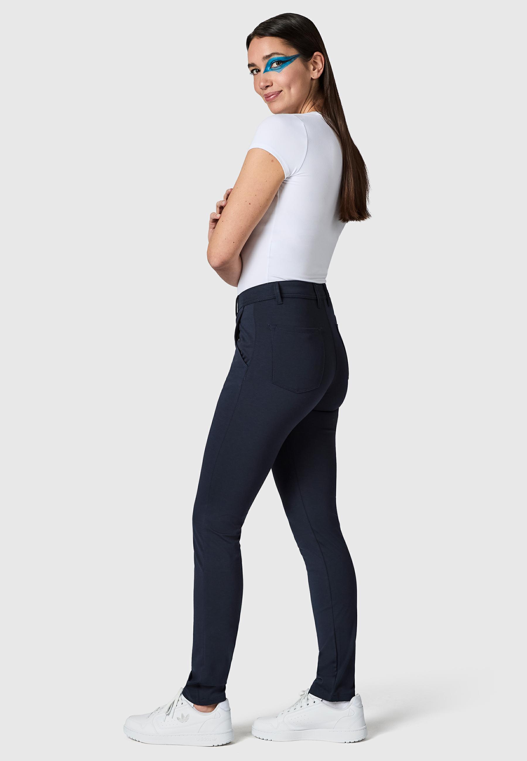 Lange Chino-Hose "Aurele" Slim Fit Magnetic Navy