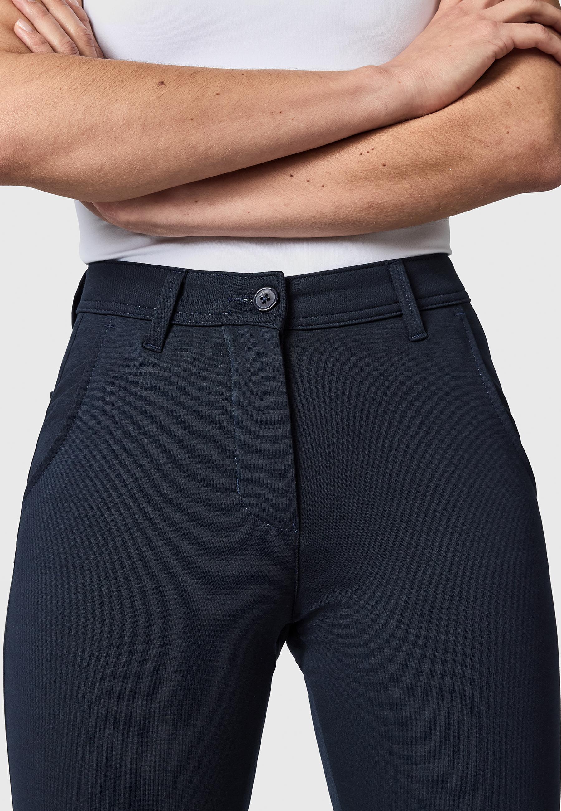 Lange Chino-Hose "Aurele" Slim Fit Magnetic Navy
