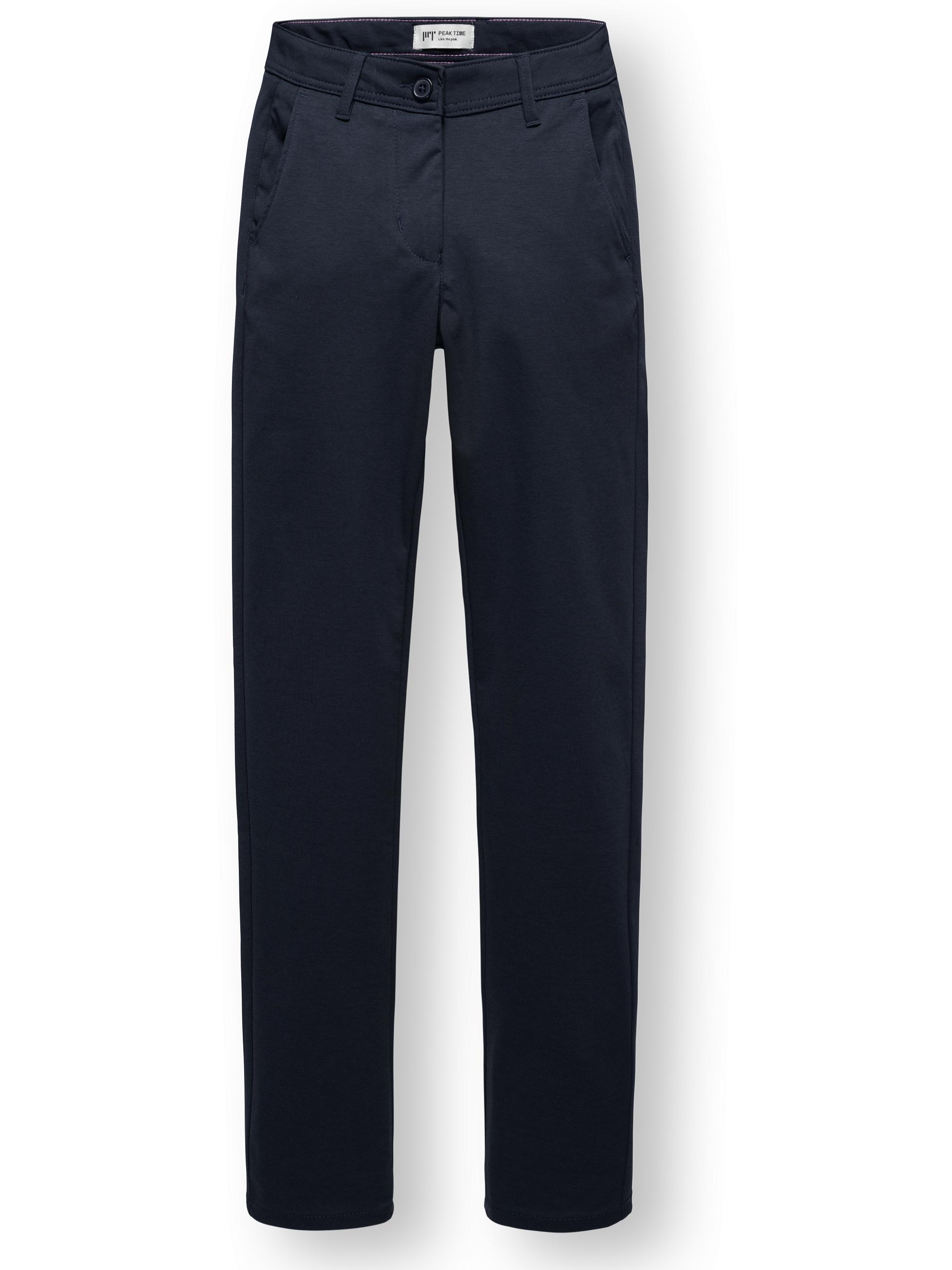 Lange Chino-Hose "Aurele" Slim Fit Magnetic Navy