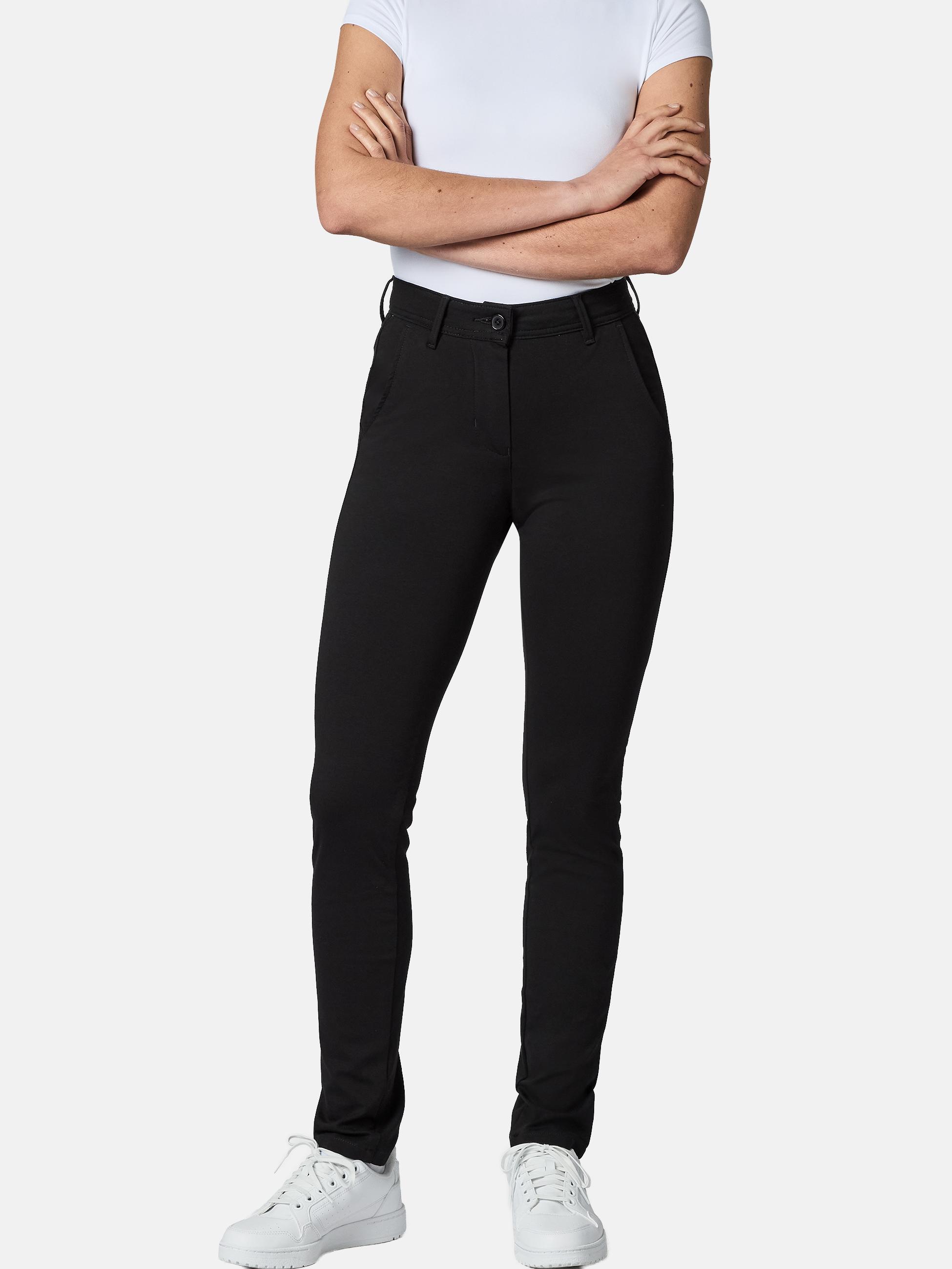 Lange Chino-Hose "Aurele" Slim Fit Void Black