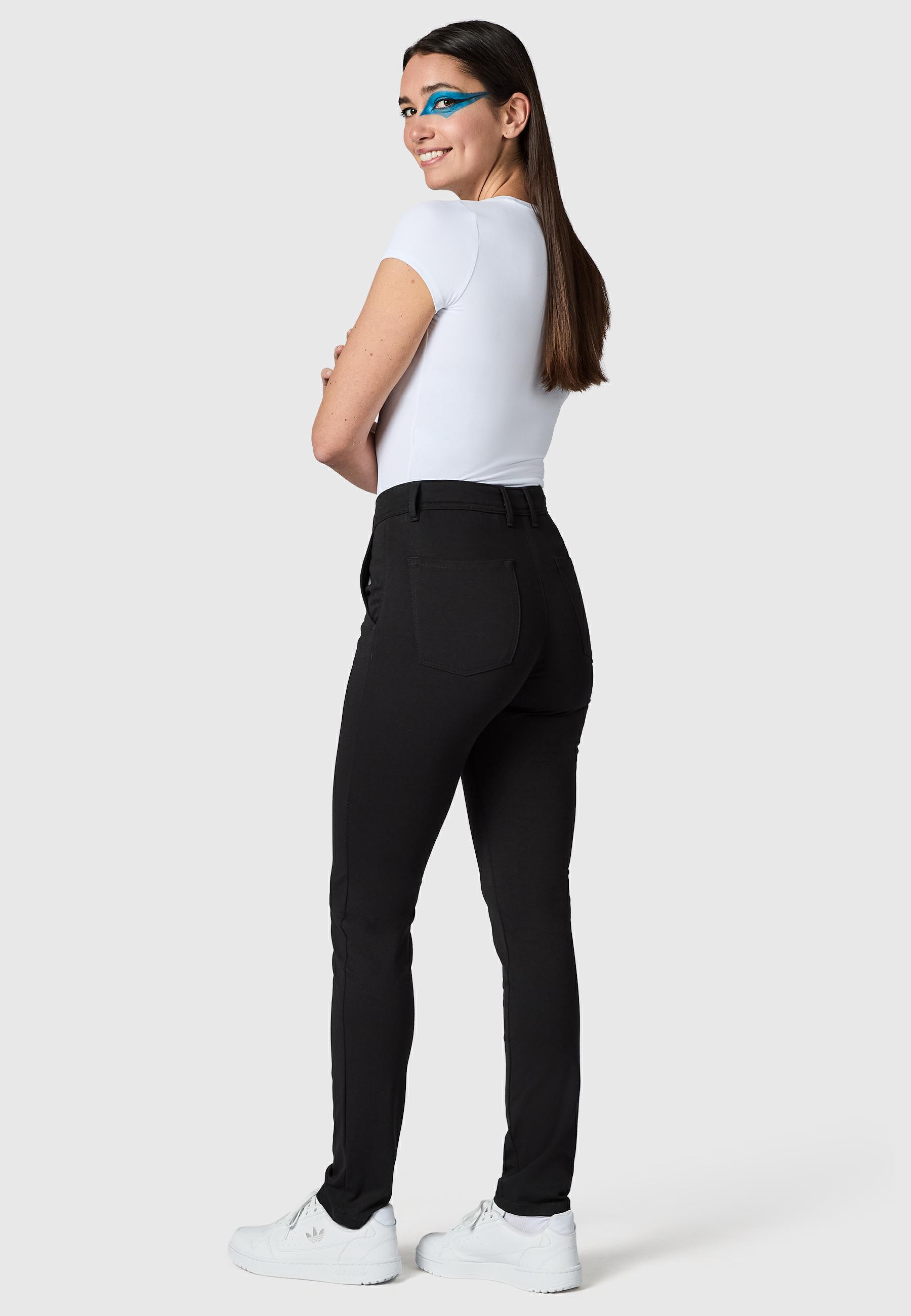 Lange Chino-Hose "Aurele" Slim Fit Void Black