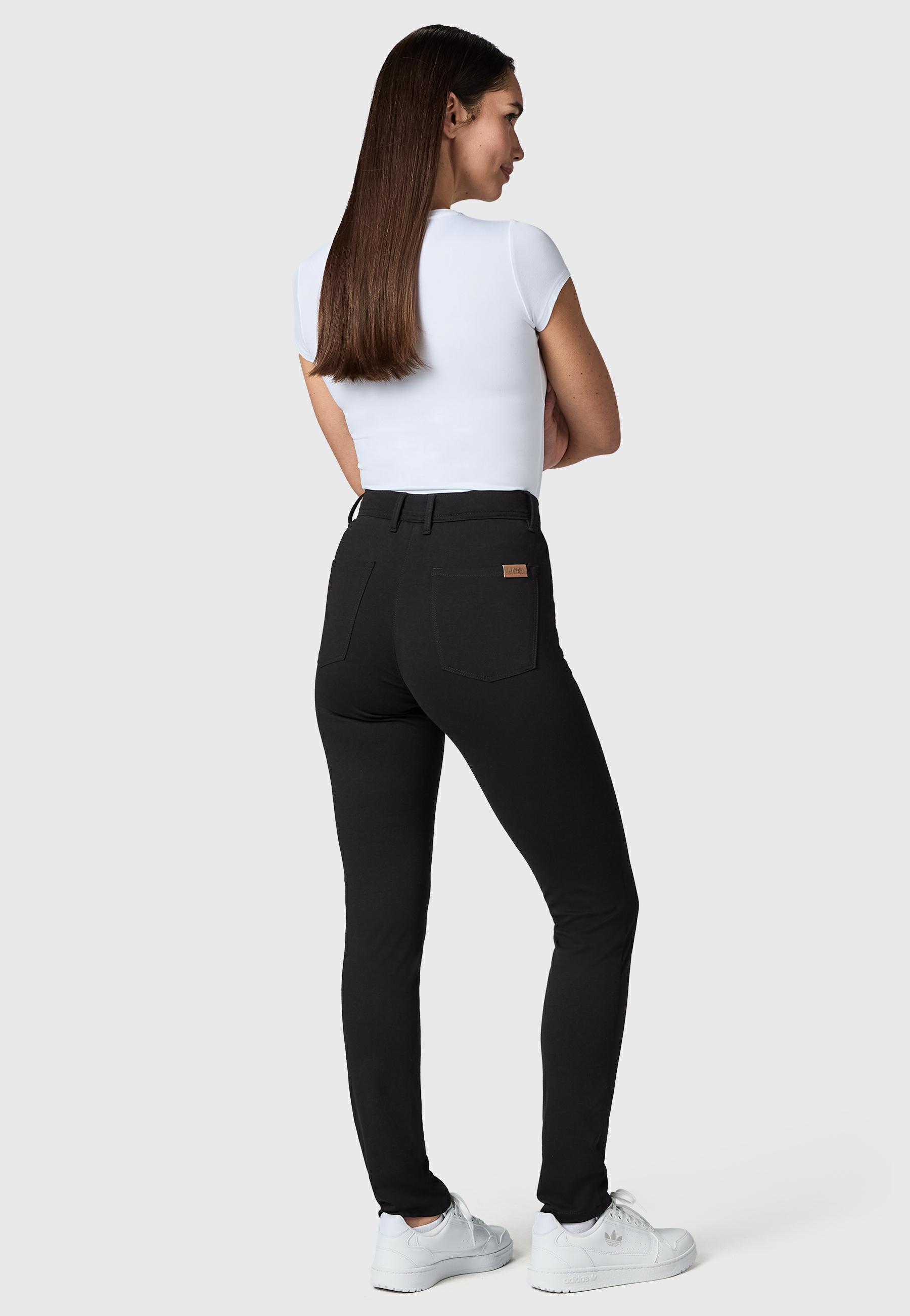 Lange Chino-Hose "Aurele" Slim Fit Void Black