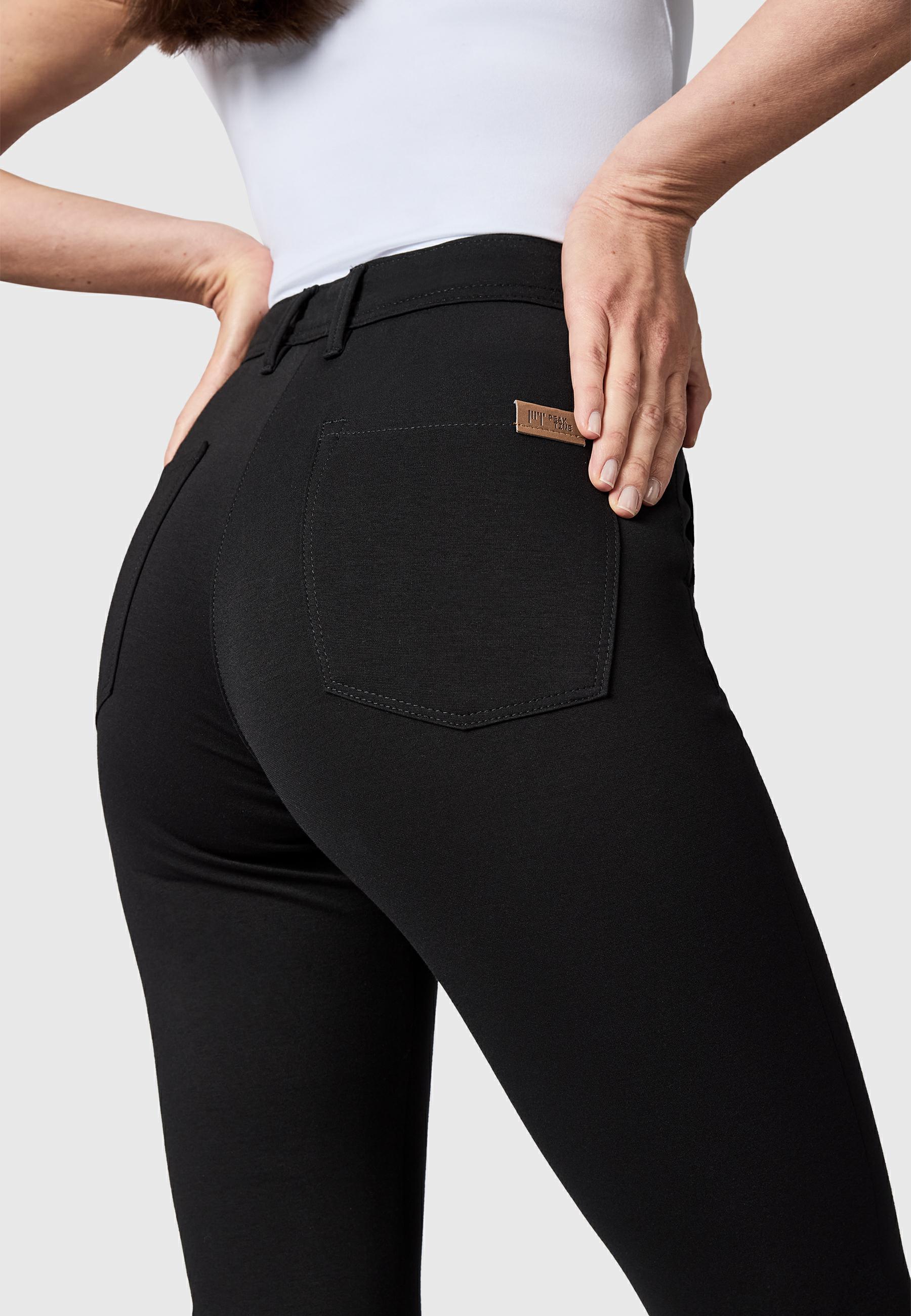 Lange Chino-Hose "Aurele" Slim Fit Void Black