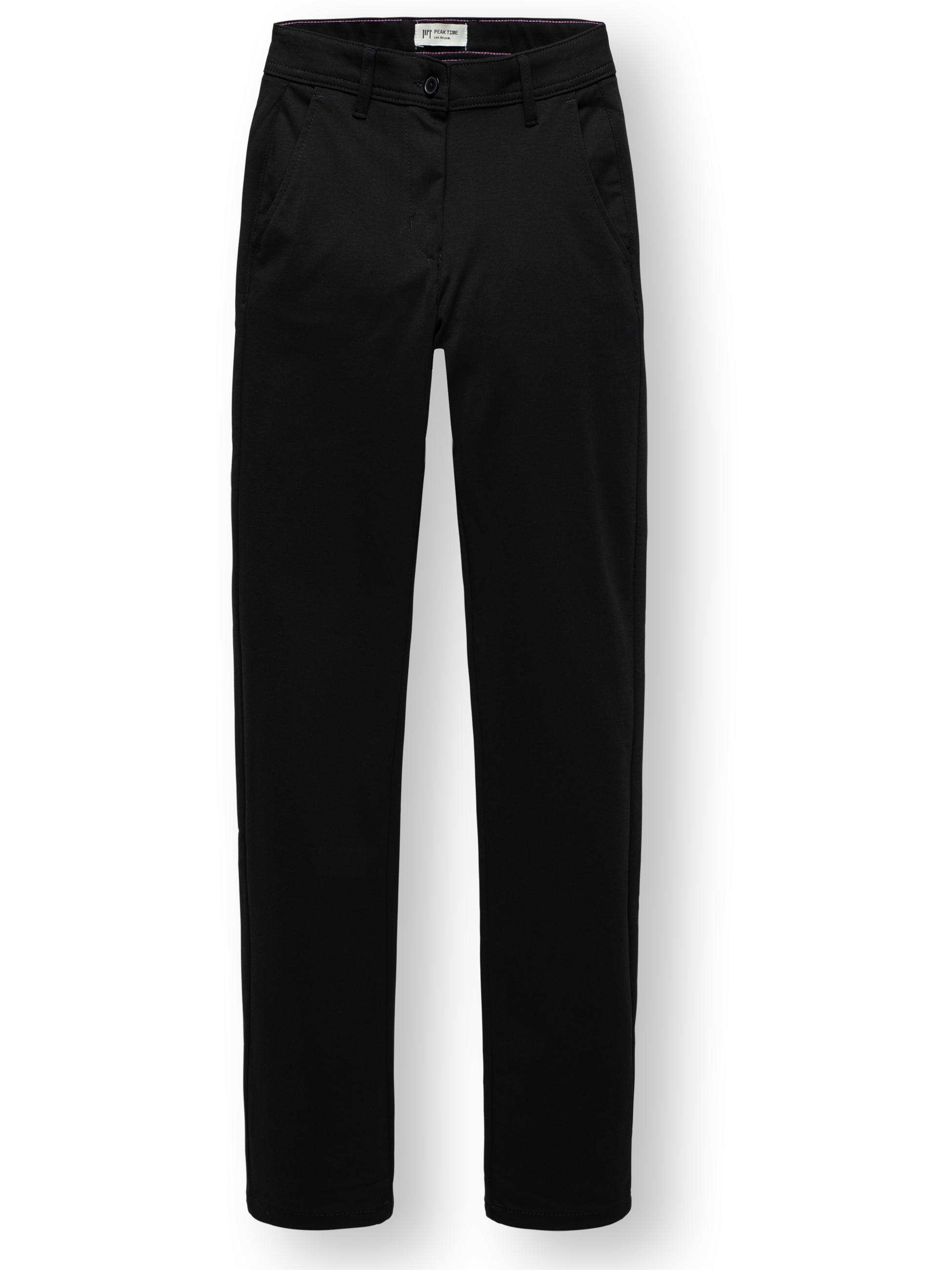 Lange Chino-Hose "Aurele" Slim Fit Void Black