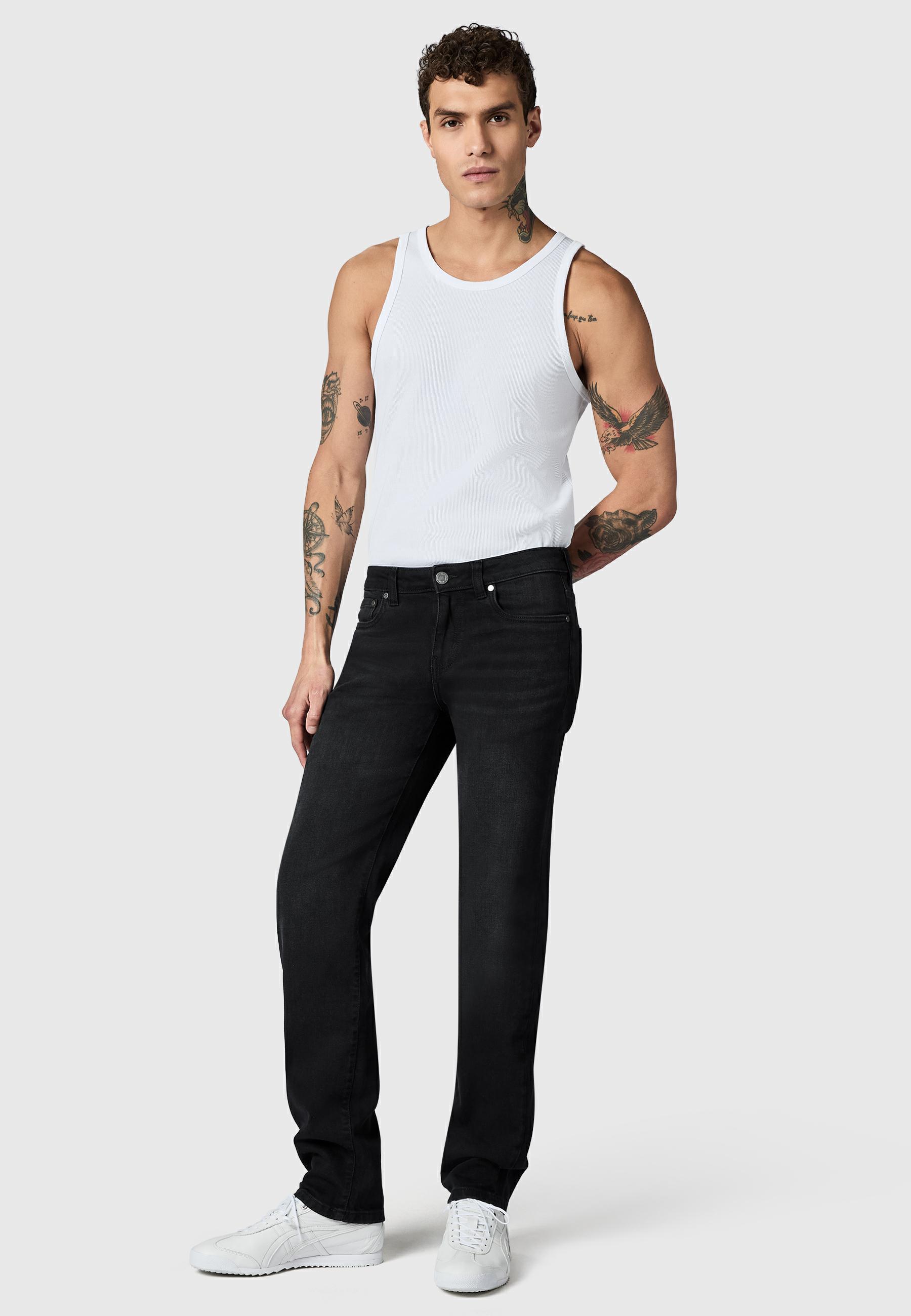 Lange Jeans "Cosmis" Tapered Fit Gamma Black