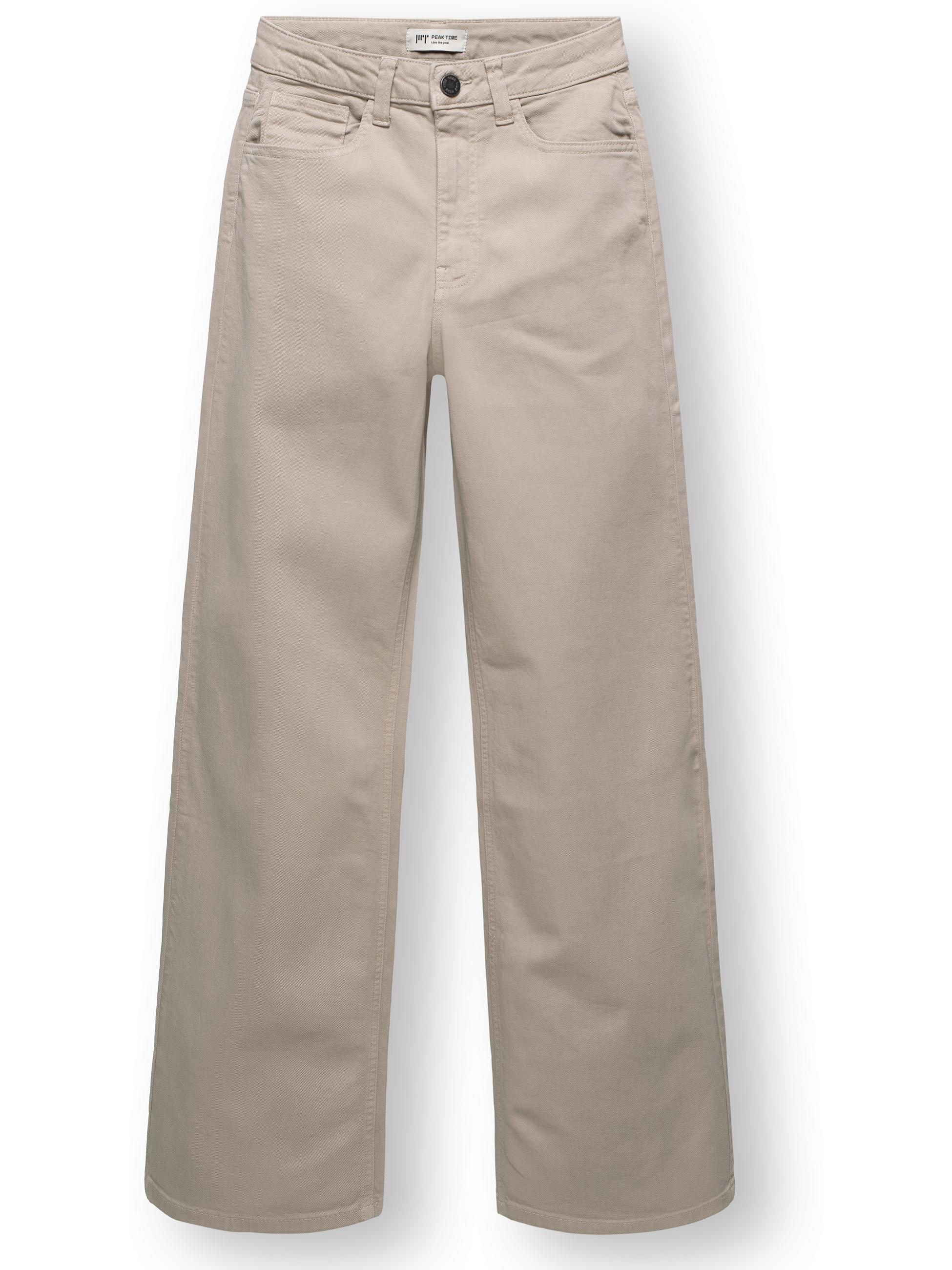 Lange Hose "Cyrele" Wide Leg Comet Taupe