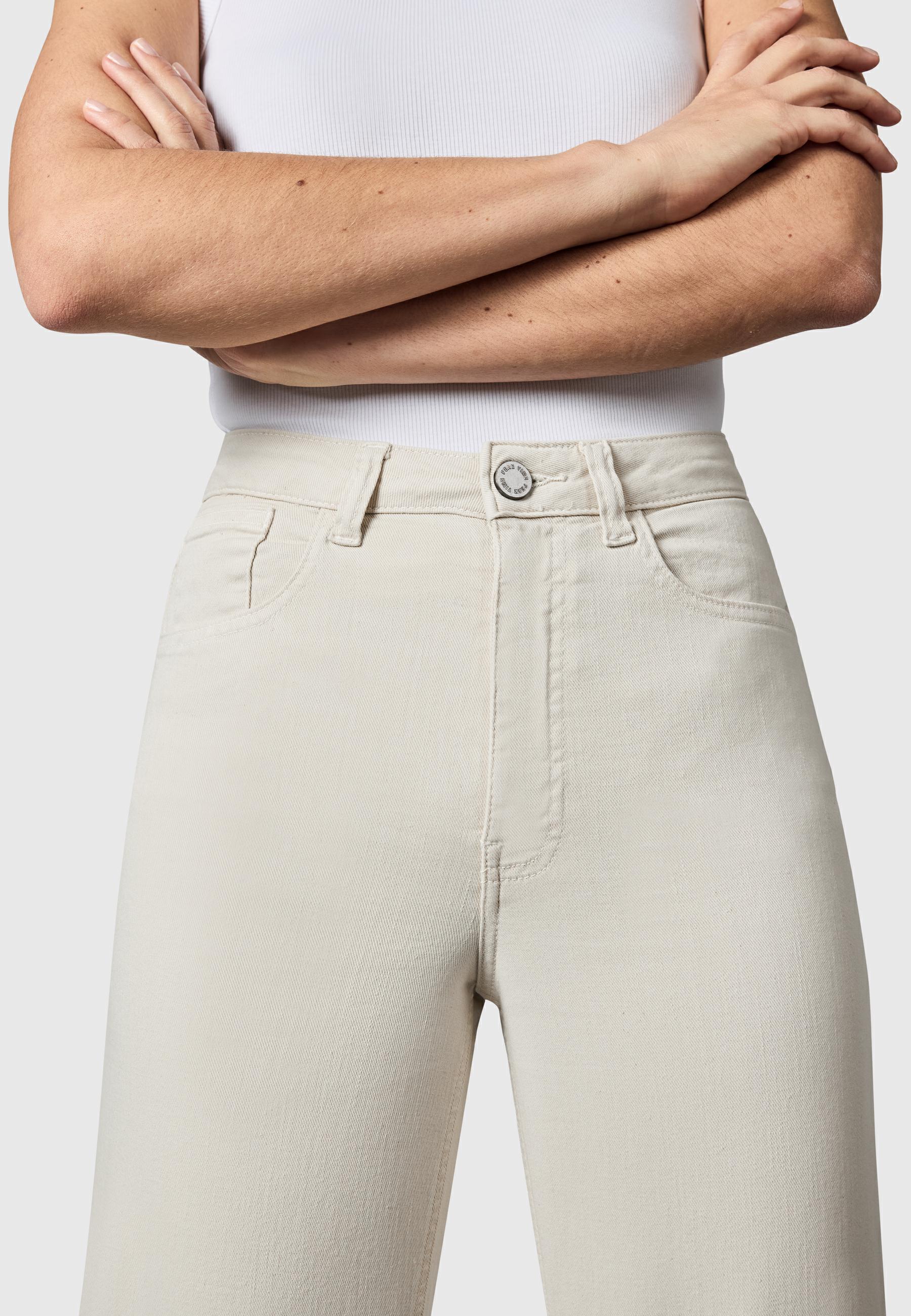 Lange Hose "Cyrele" Wide Leg Orbit Sand
