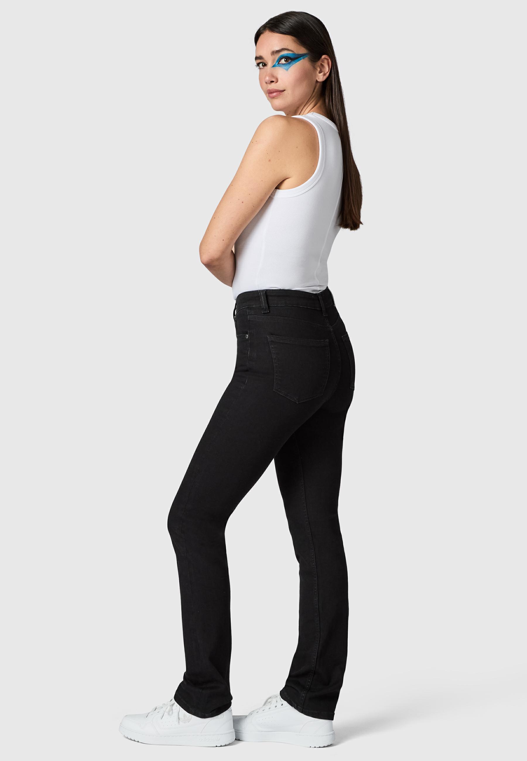 Lange Jeans "Galaxa" Straight Fit Gamma Black