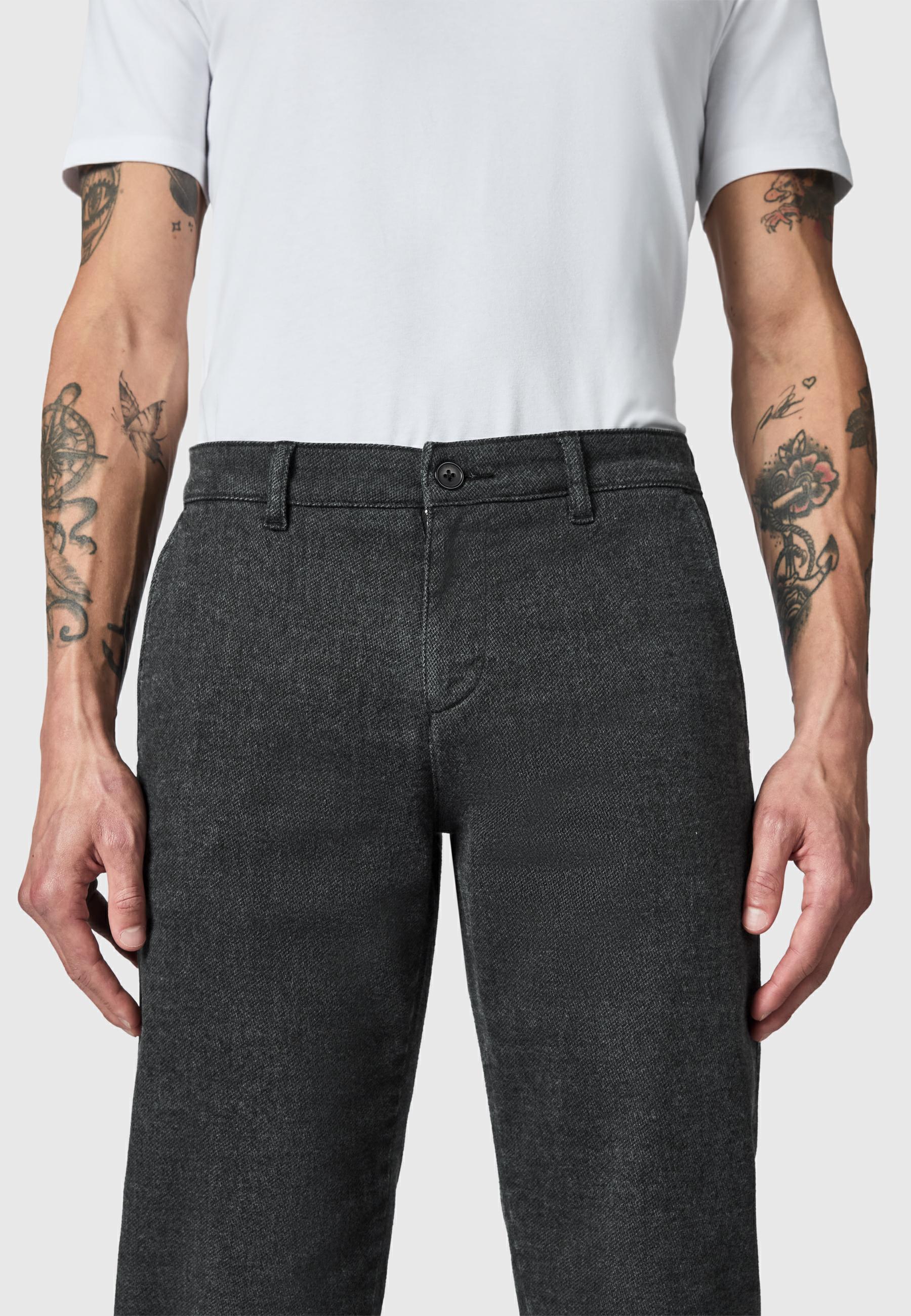 Lange Chinohose "Helikon" Tapered Fit Obsidian Grey