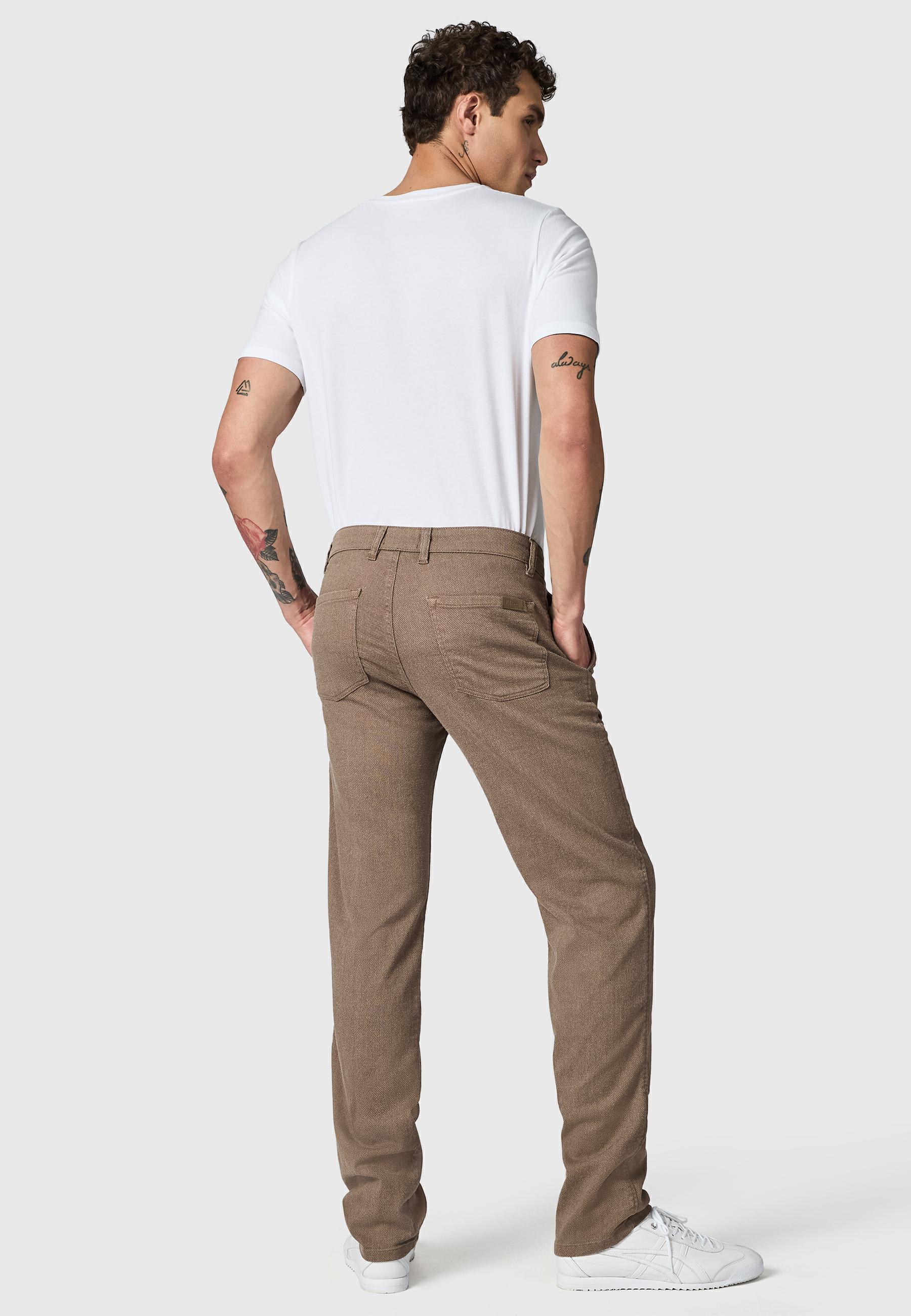 Lange Chinohose "Helikon" Tapered Fit Stardust Brown