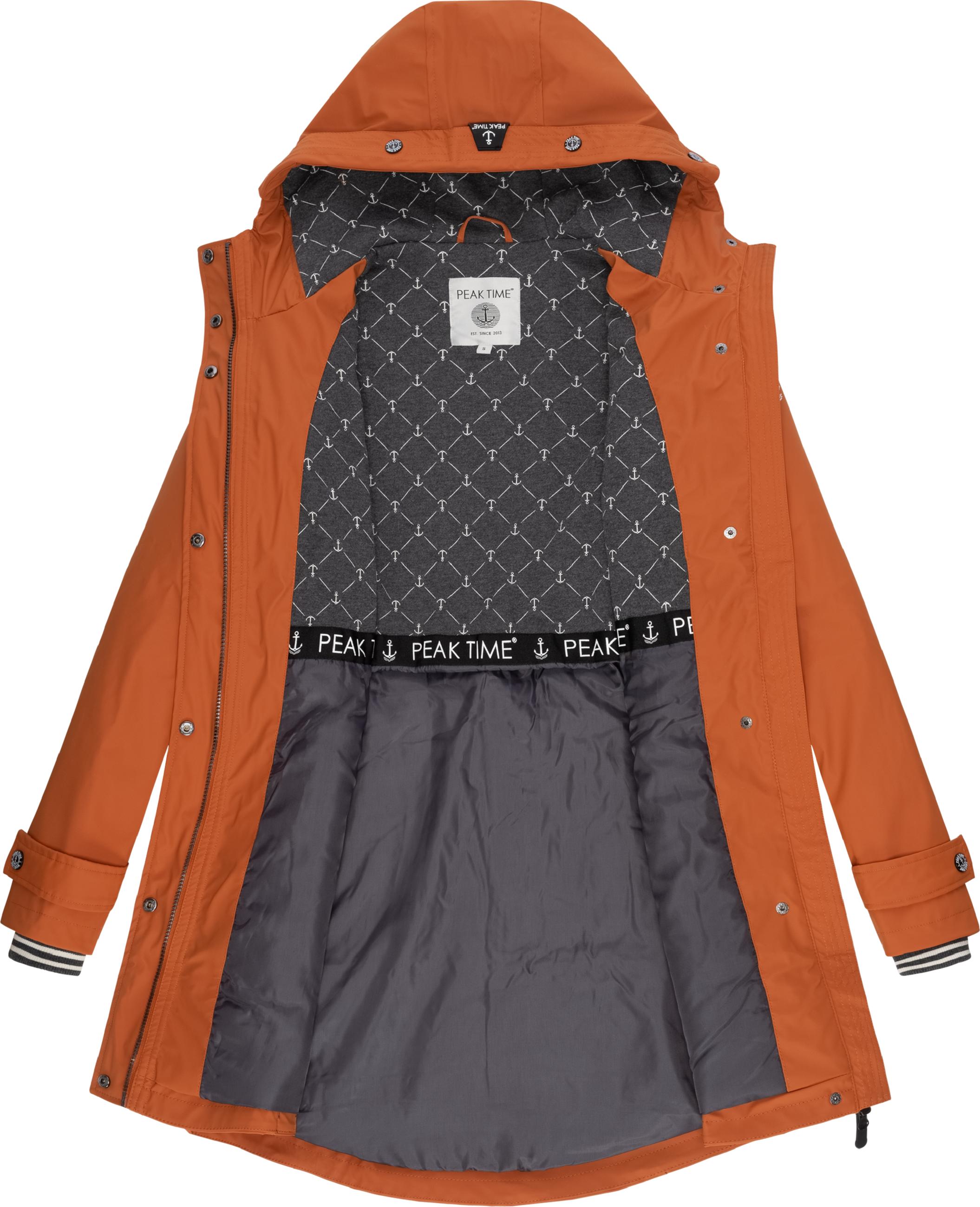 Regenjacke Regenmantel "L60041" Bombay Brown22