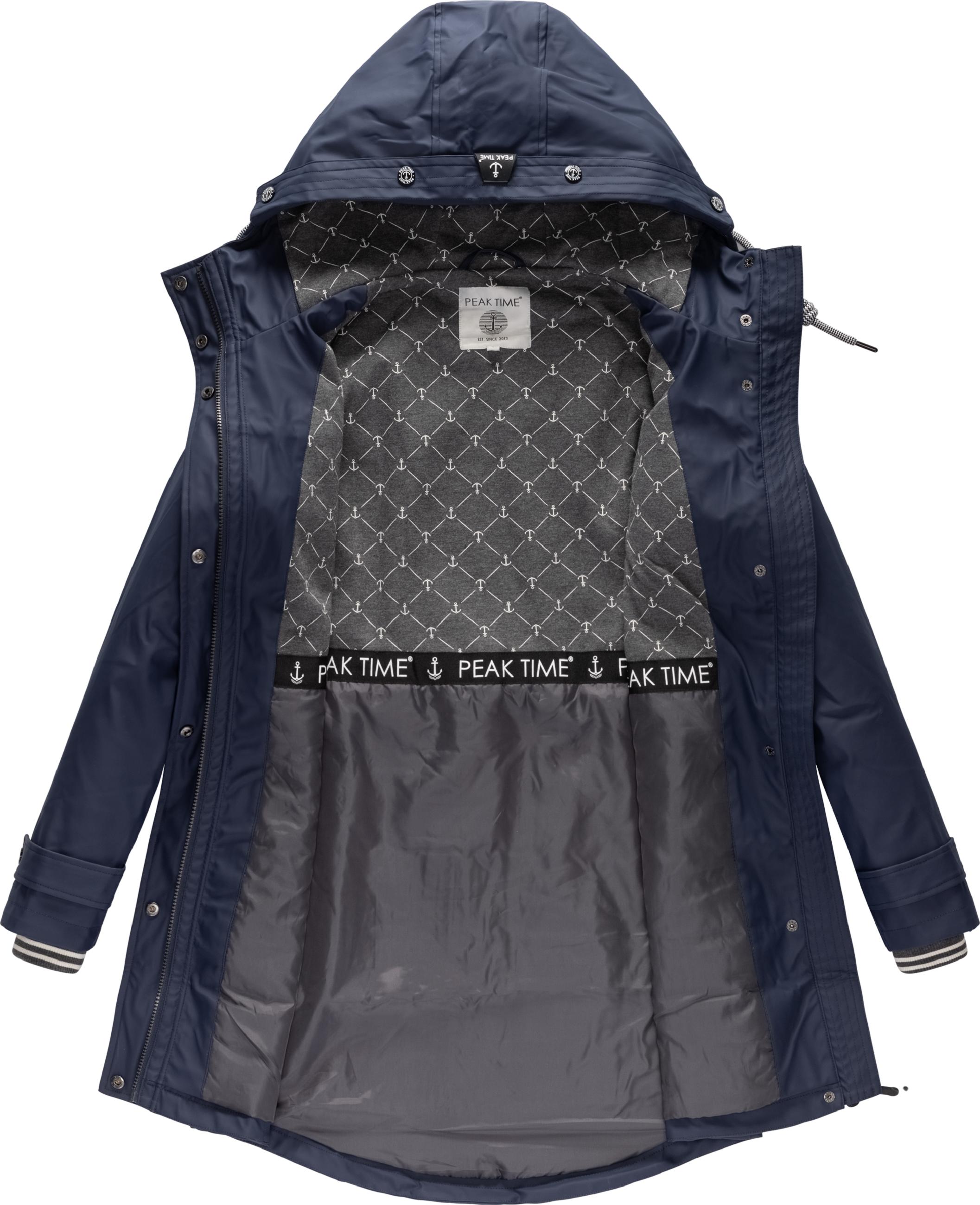 Regenjacke Regenmantel "L60041" Navy21