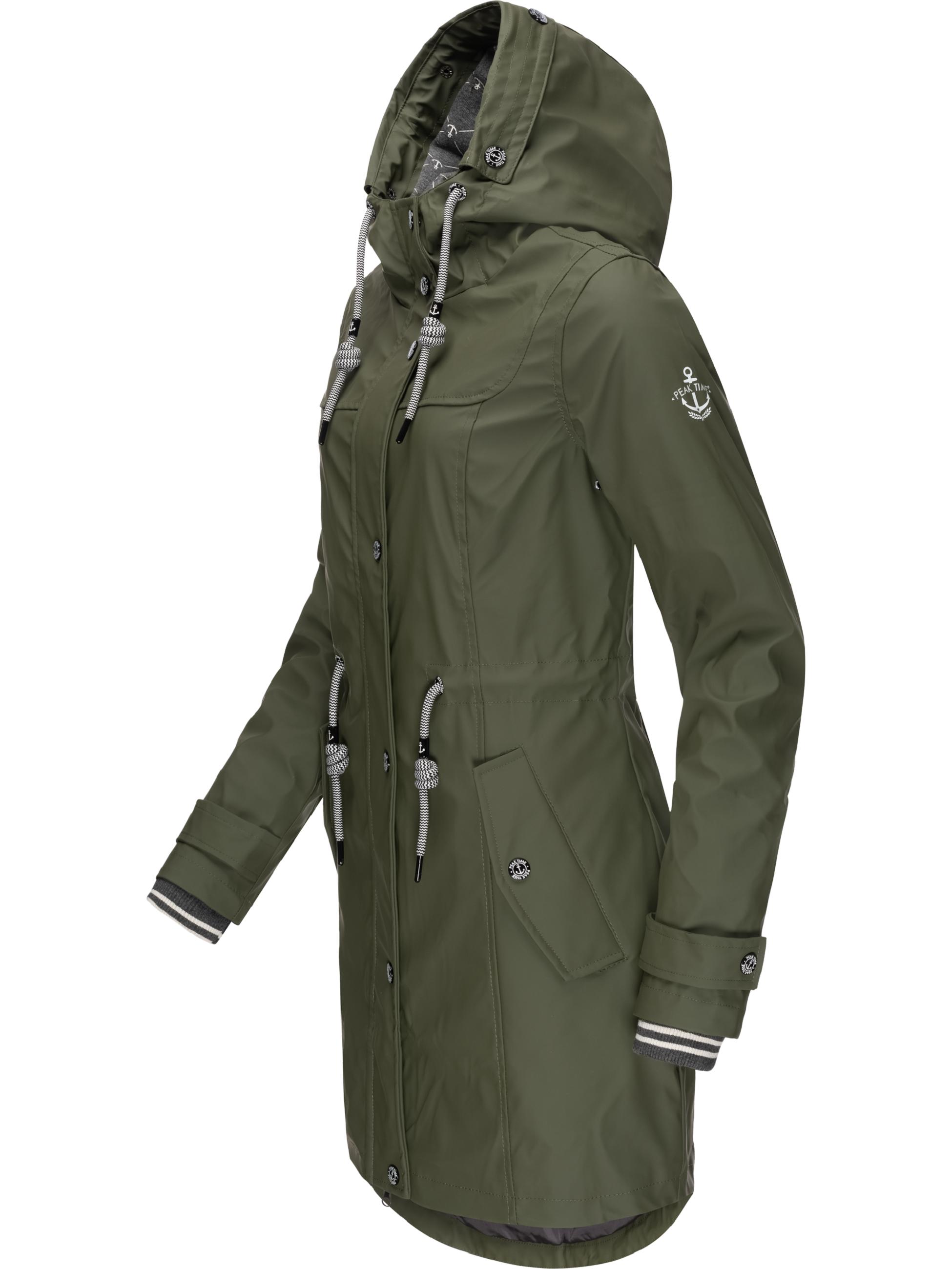Regenjacke Regenmantel "L60041" Olive21