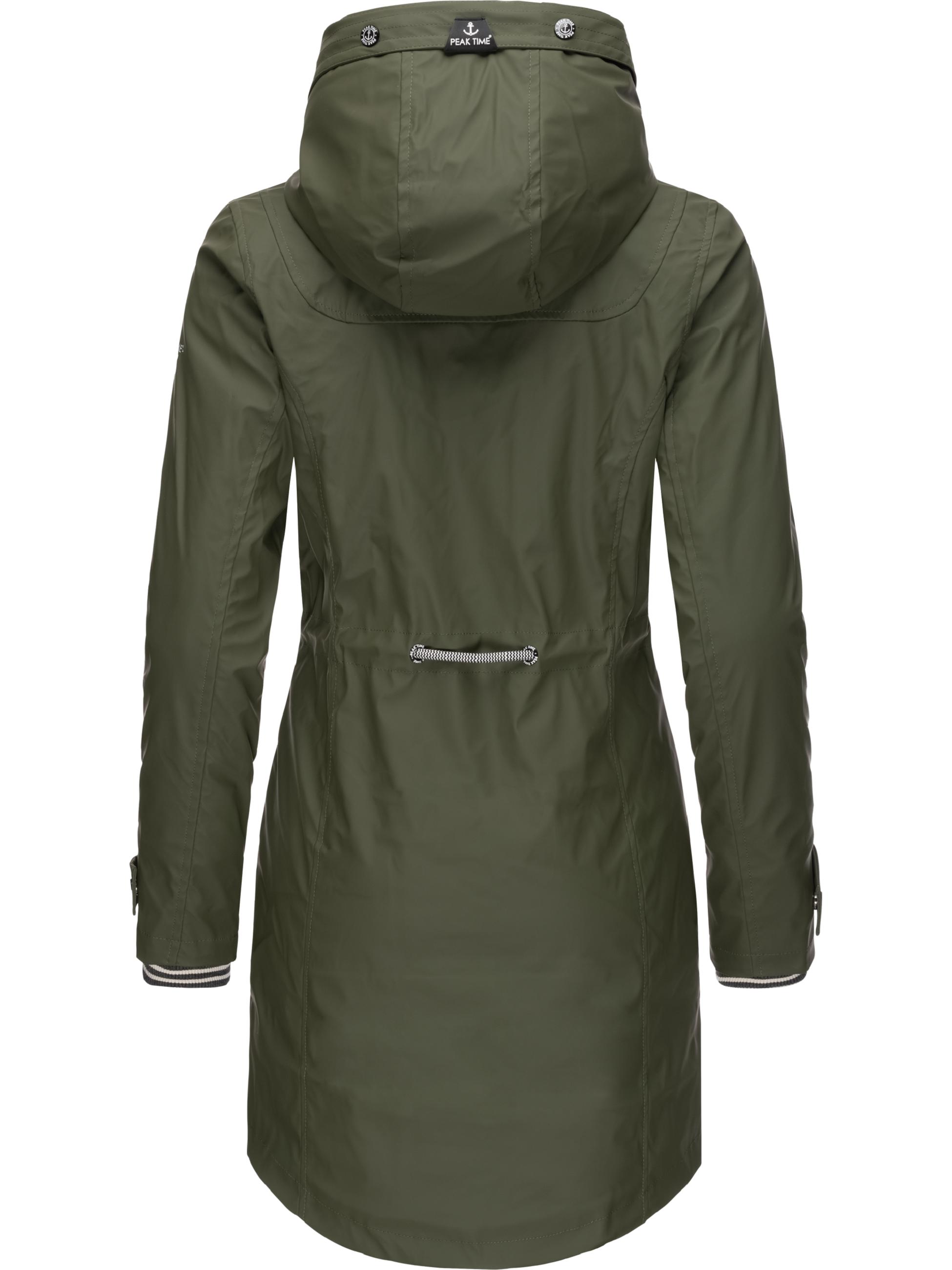 Regenjacke Regenmantel "L60041" Olive21