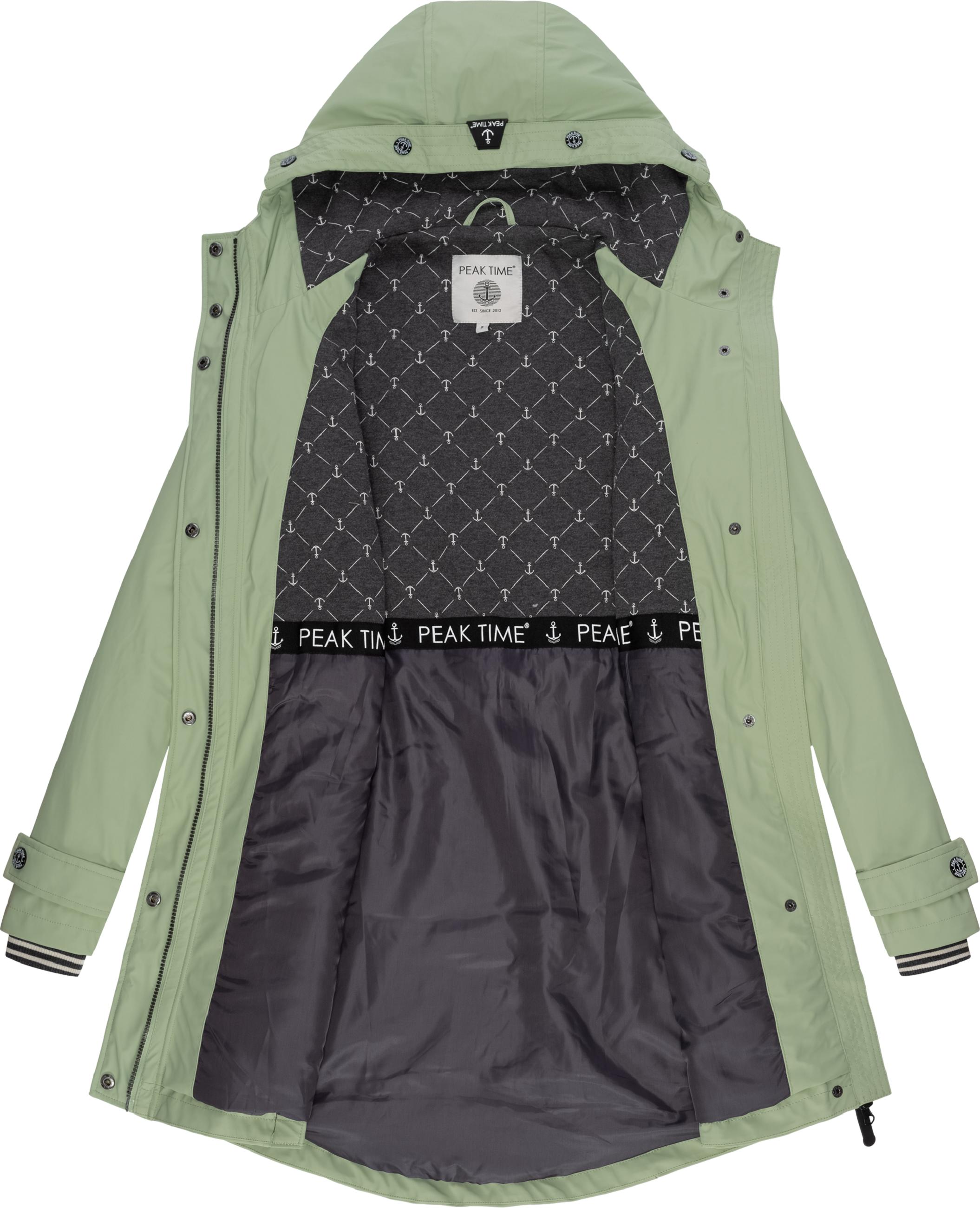 Regenjacke Regenmantel "L60041" Pastel Green22