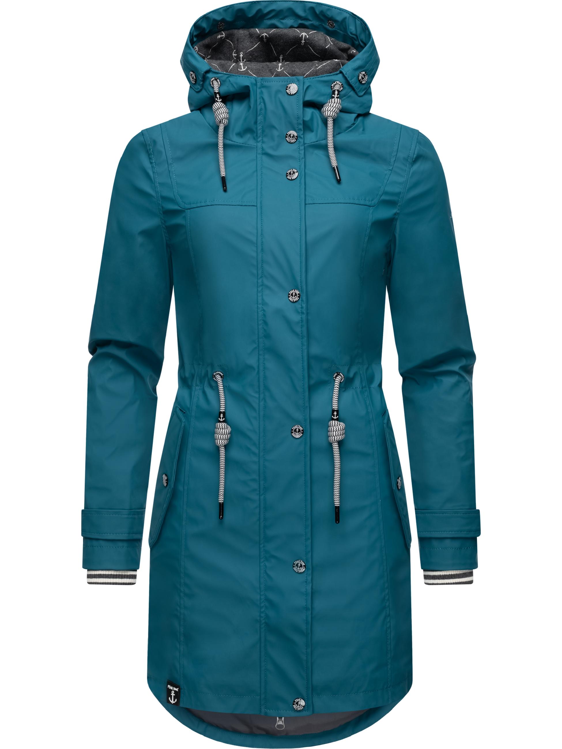 Regenjacke Regenmantel "L60041" Petrol22