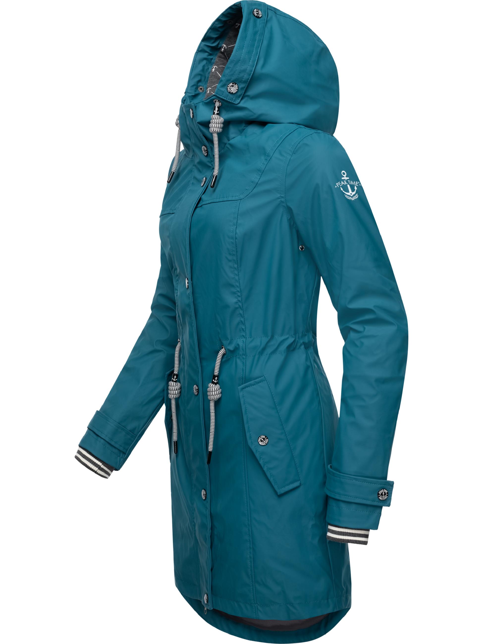 Regenjacke Regenmantel "L60041" Petrol22