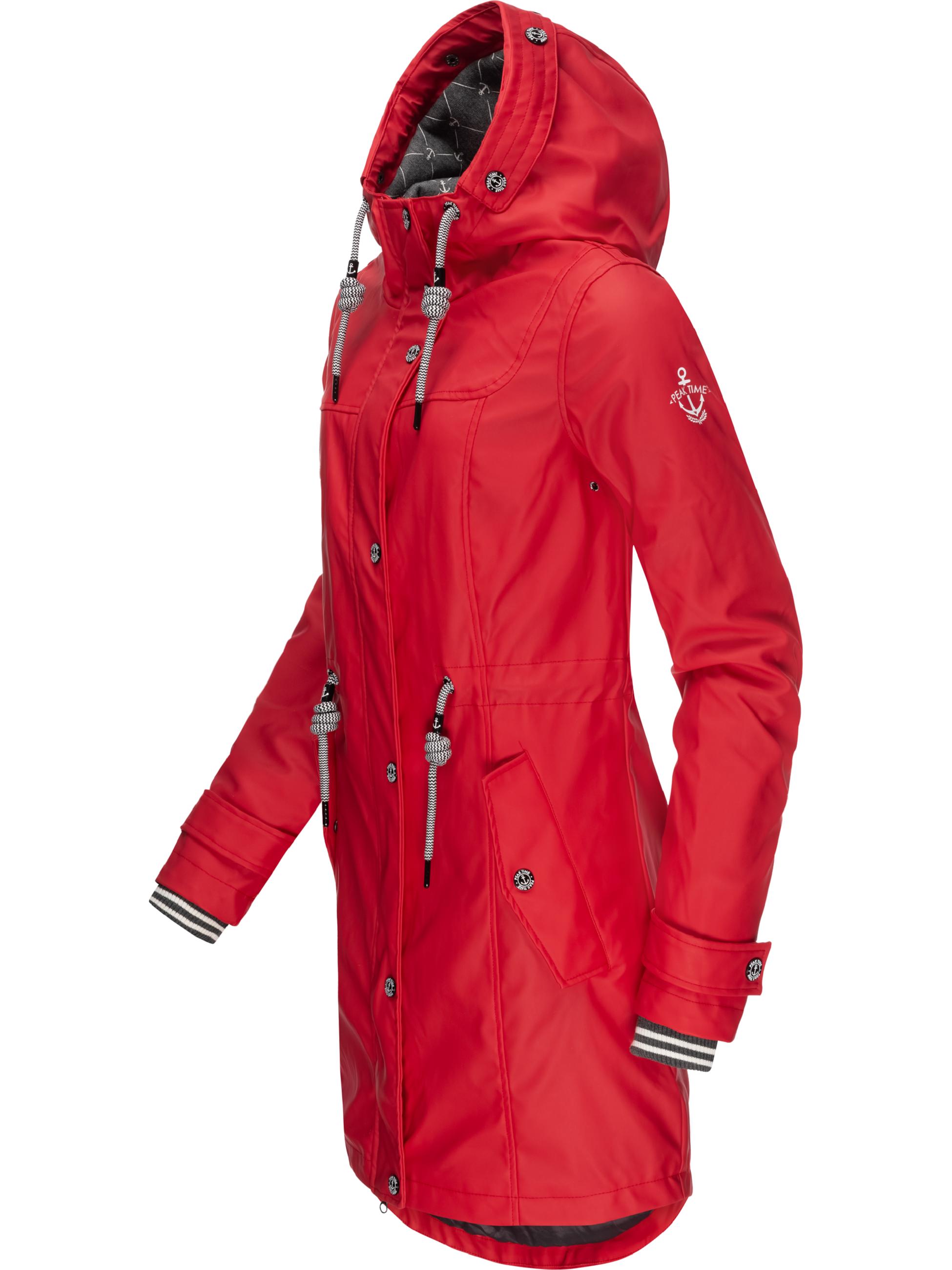 Regenjacke Regenmantel "L60041" Rot21