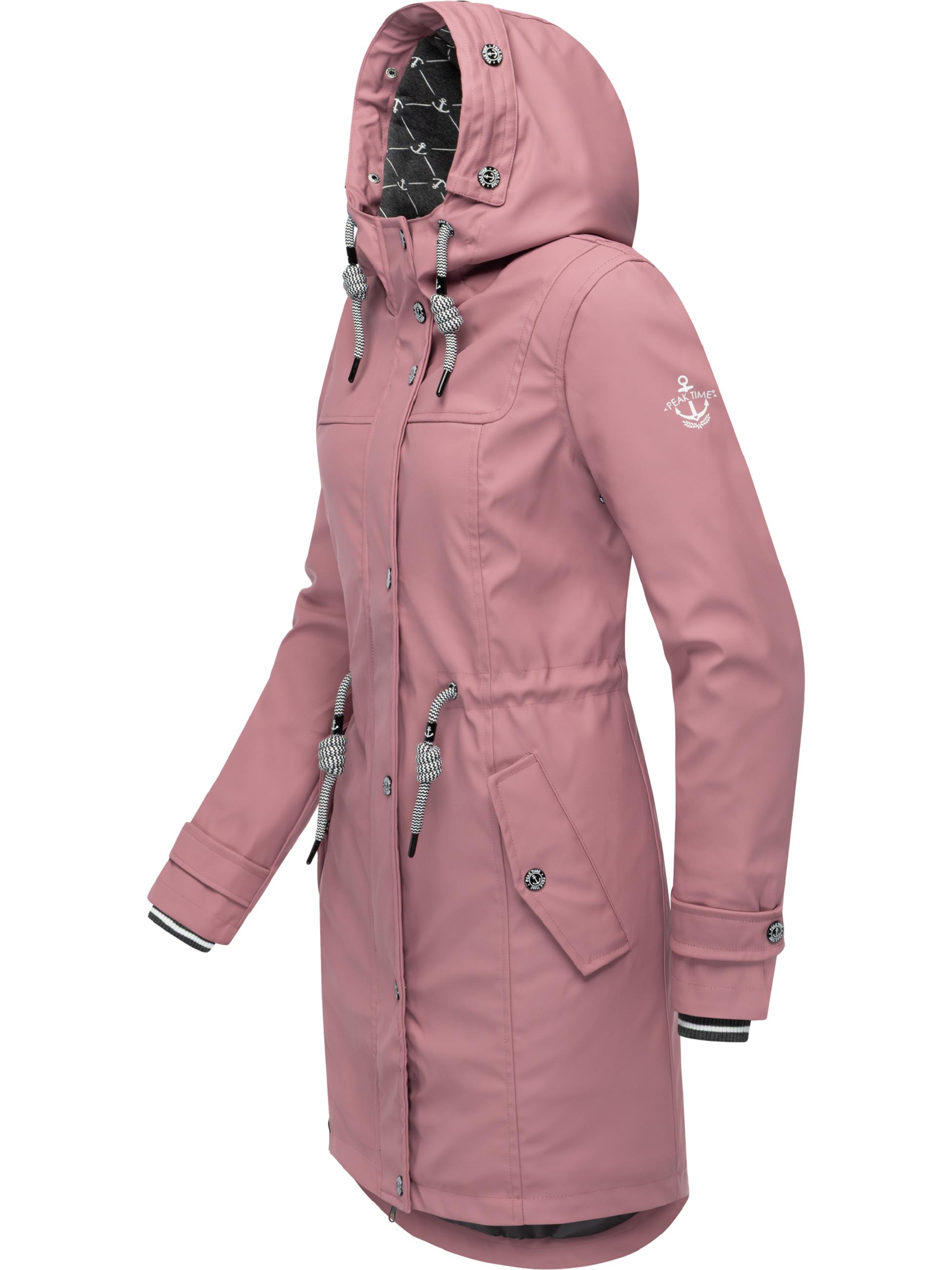 Regenmantel mit Kapuze "L60042" Wistful Mauve
