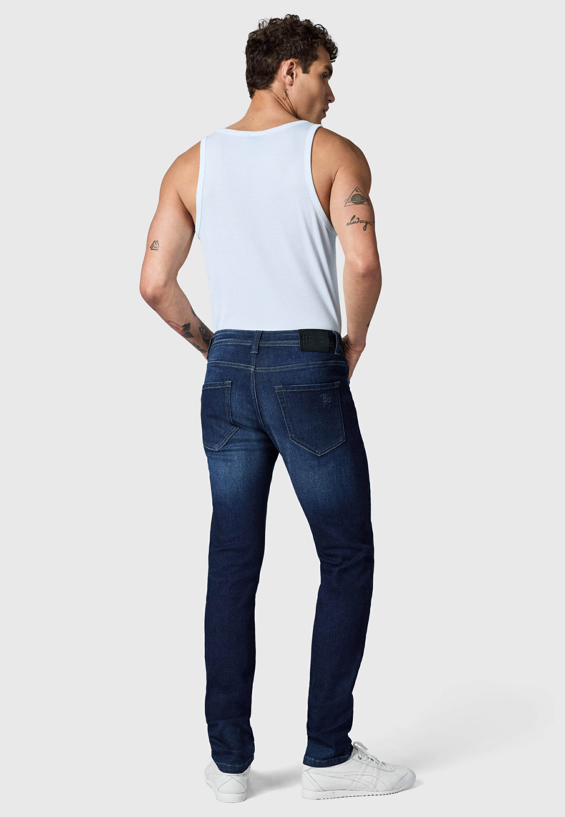 Lange Jeans "Mailand" Slim Fit Dark Blue