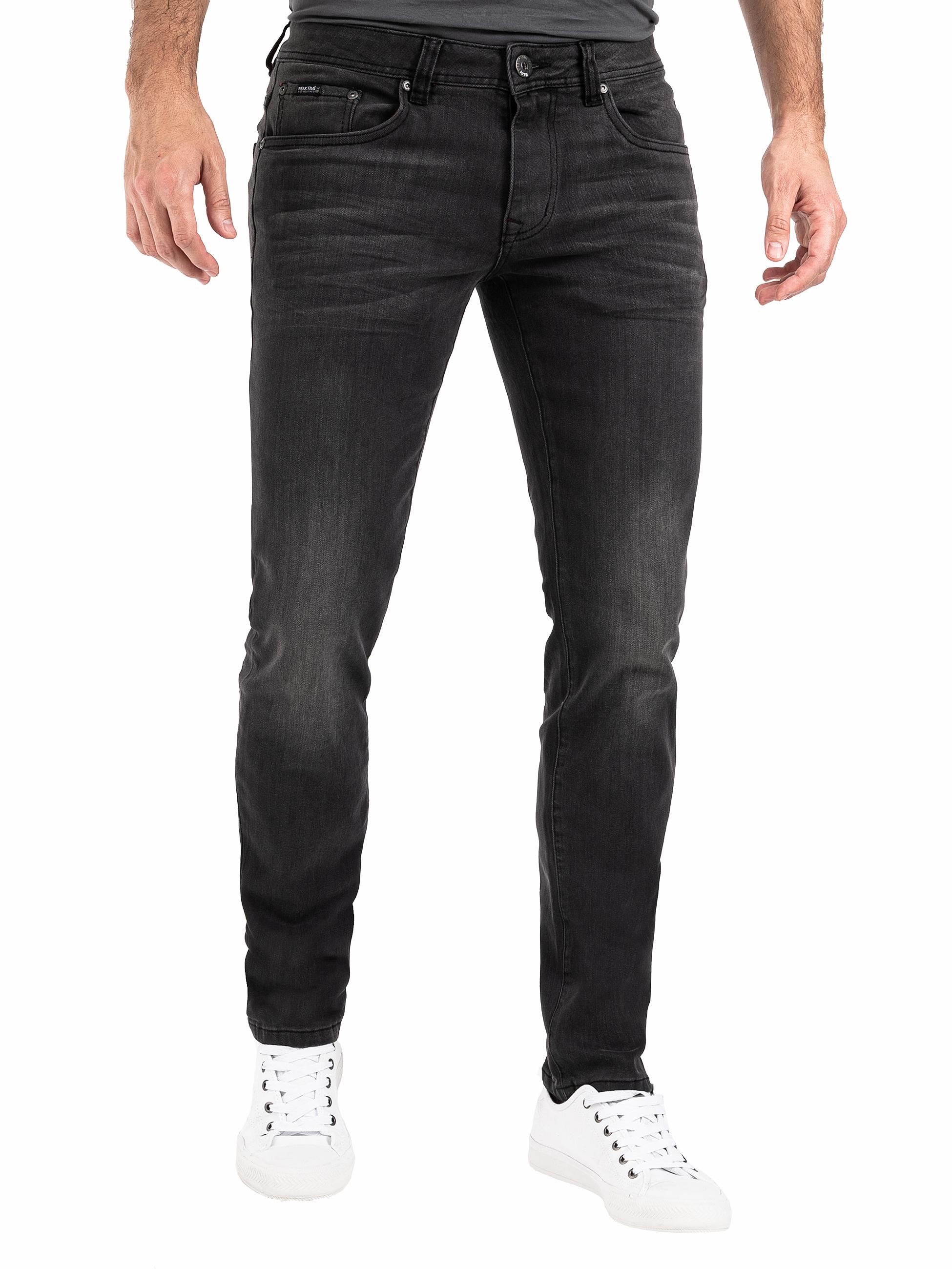 Slim Fit Jeans "Mailand" Dark Grey