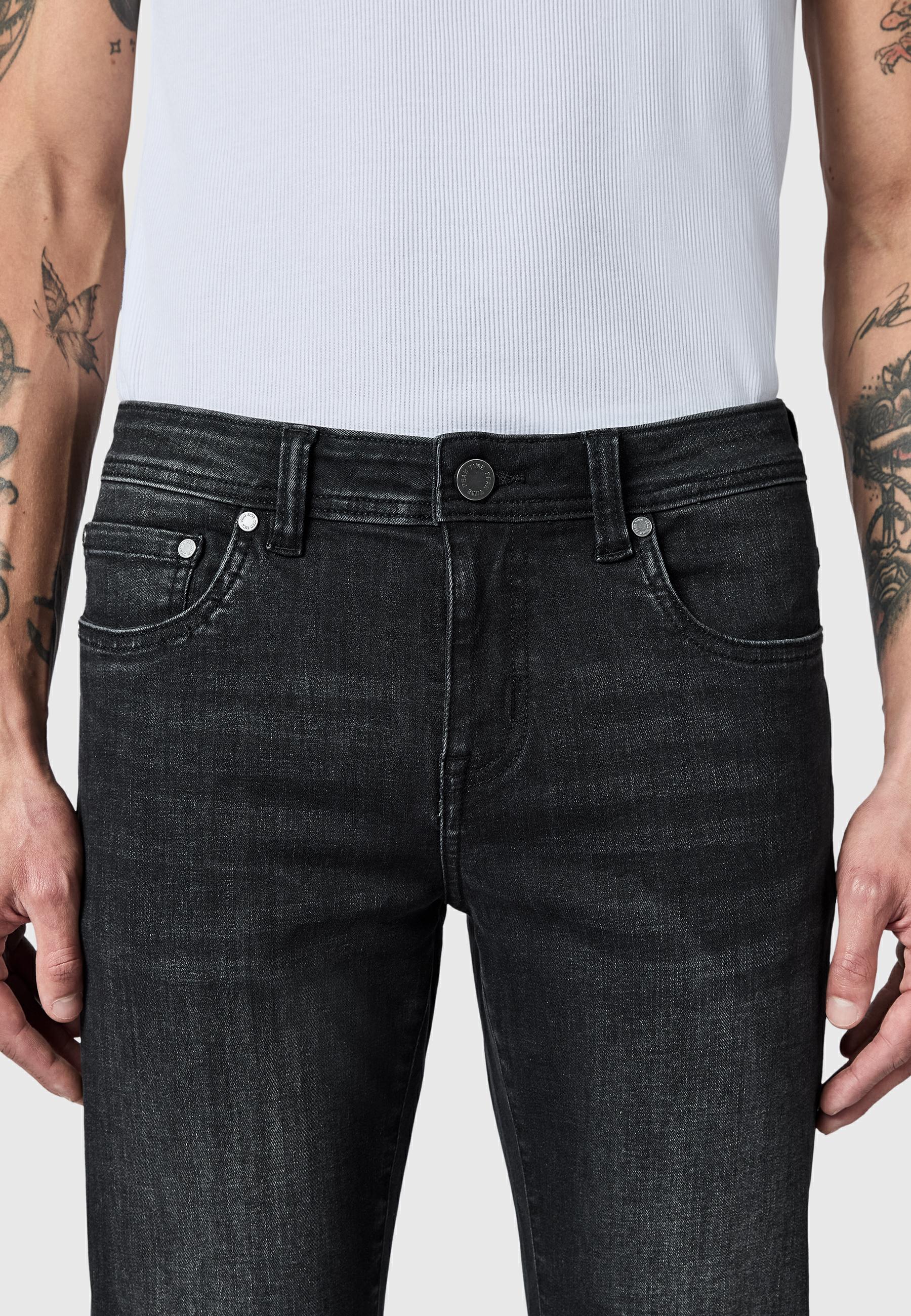 Lange Jeans "Mailand" Slim Fit Dark Grey
