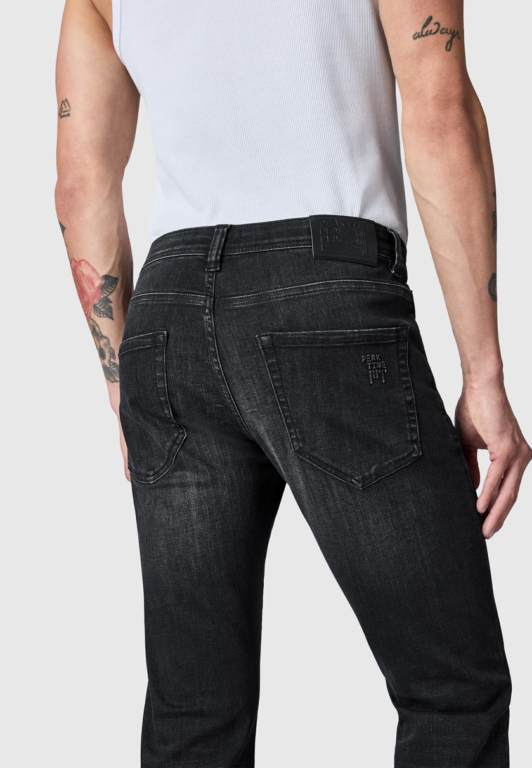 Lange Jeans "Mailand" Slim Fit Dark Grey
