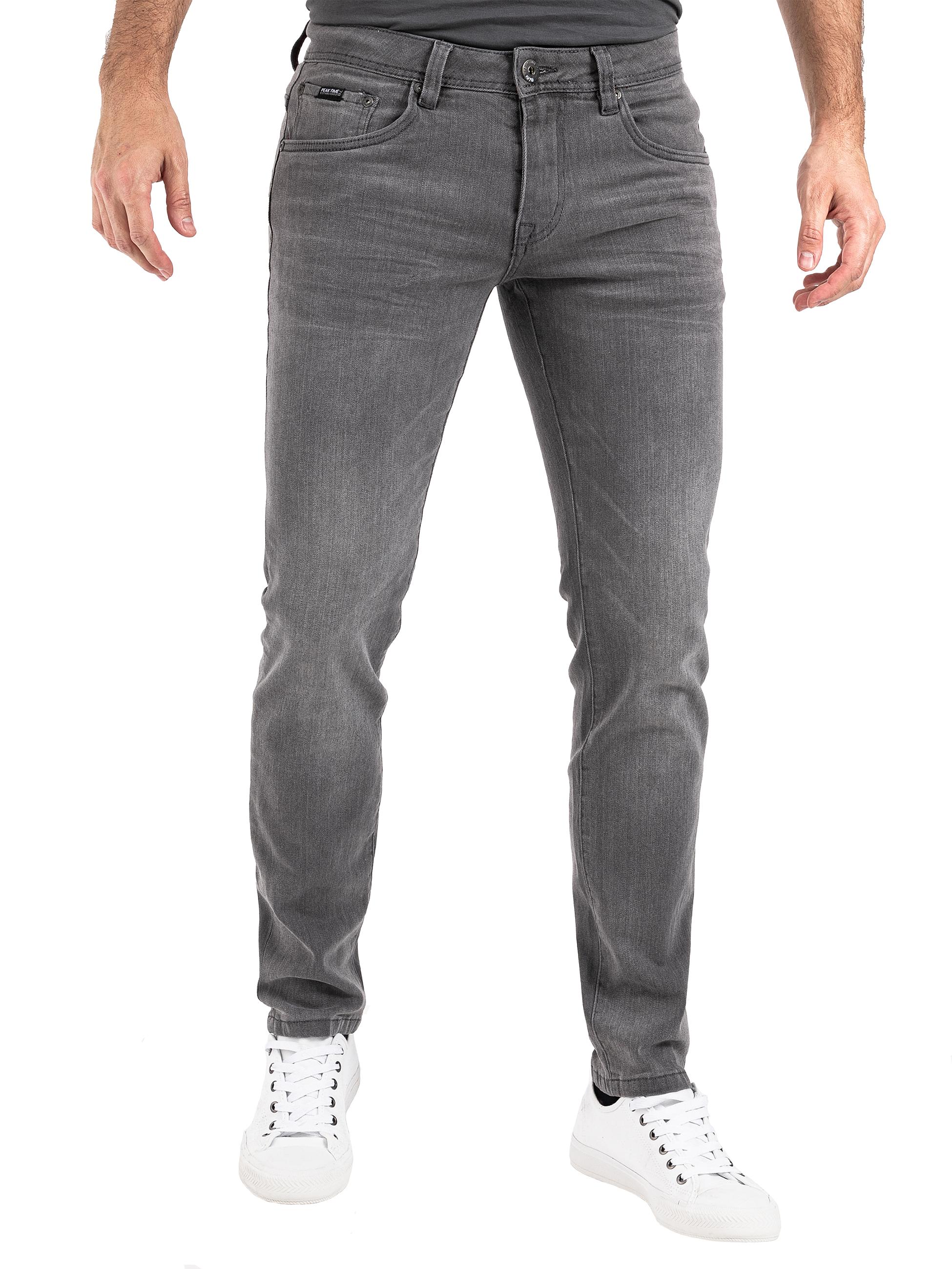Slim Fit Jeans "Mailand" Light Grey