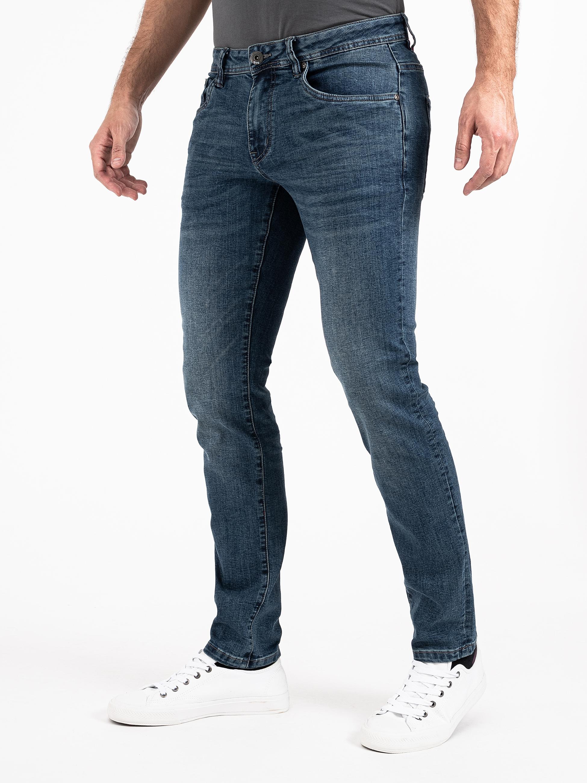 Slim Fit Jeans "Mailand" Middle Blue