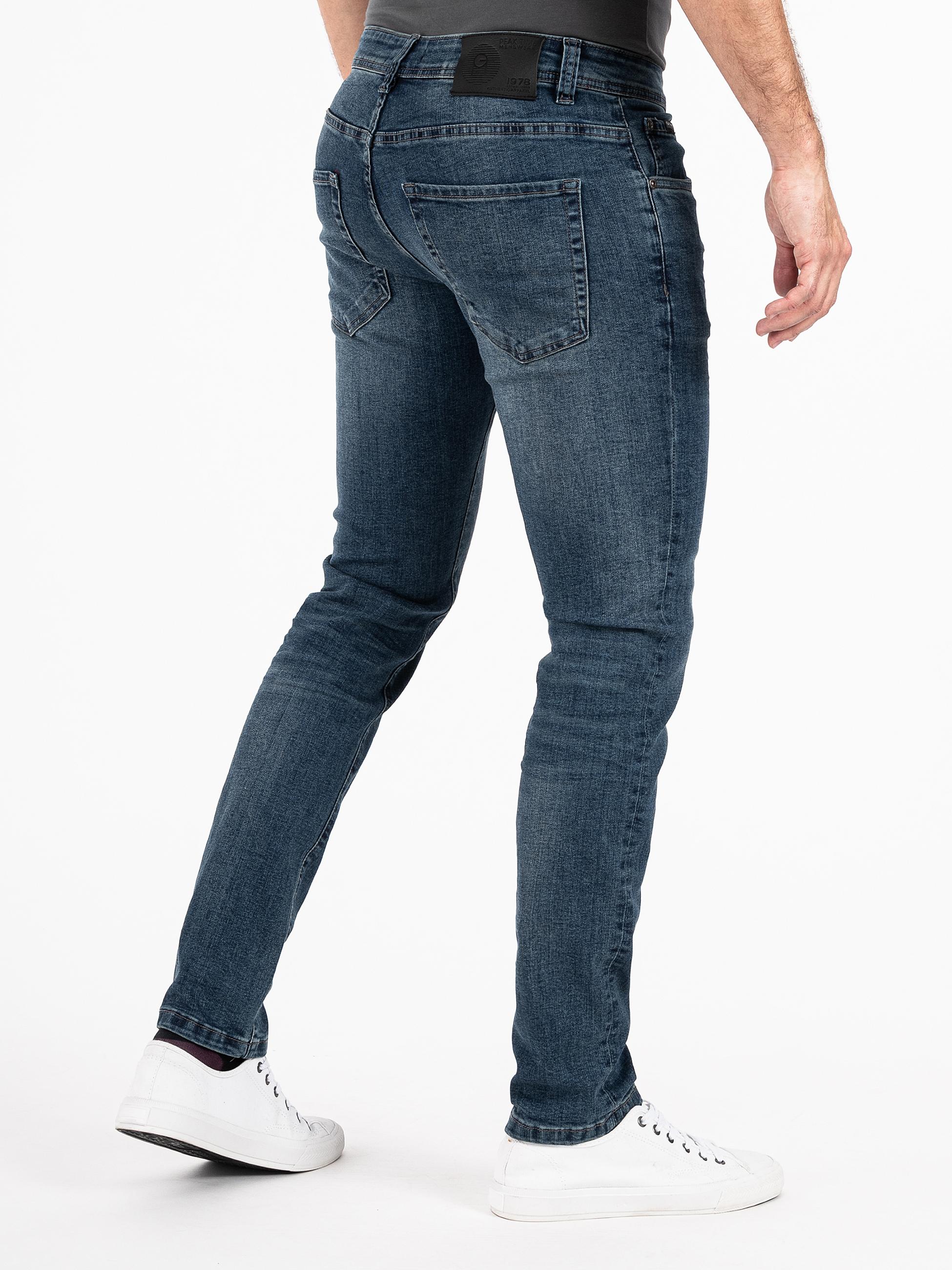 Slim Fit Jeans "Mailand" Middle Blue