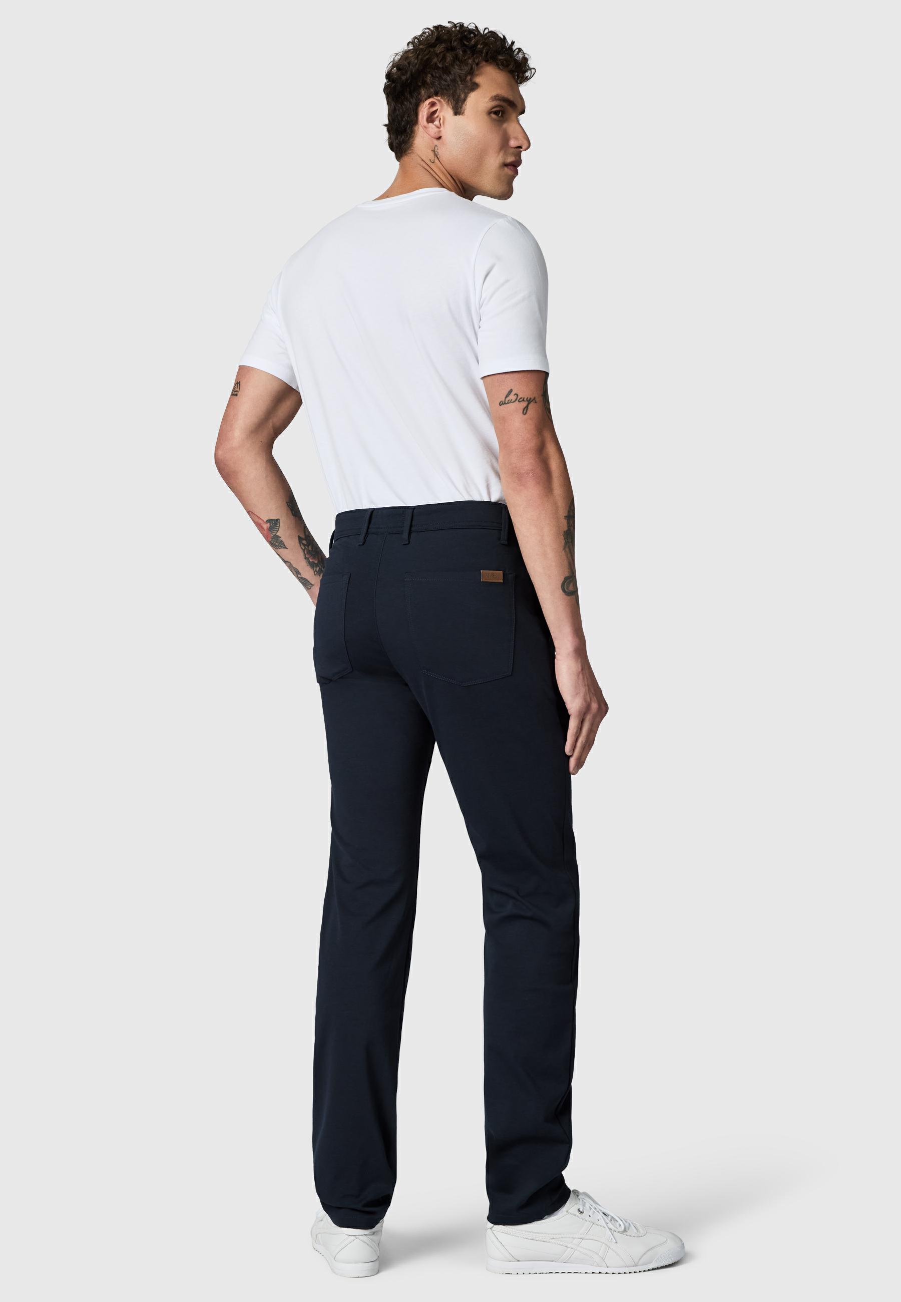 Lange Chino Stoffhose "Meteon" Magnetic Navy