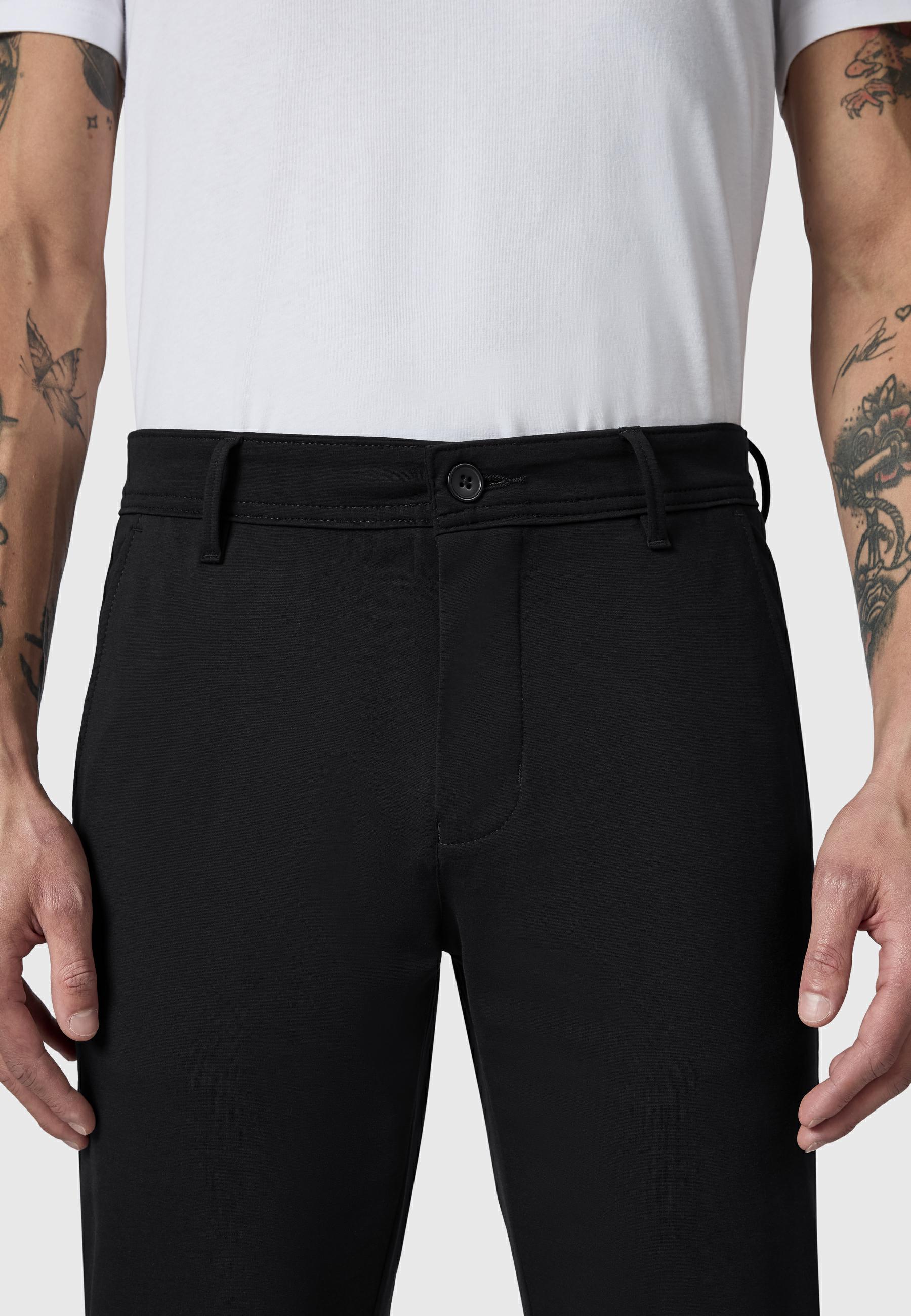 Lange Chino Stoffhose "Meteon" Phantom Black