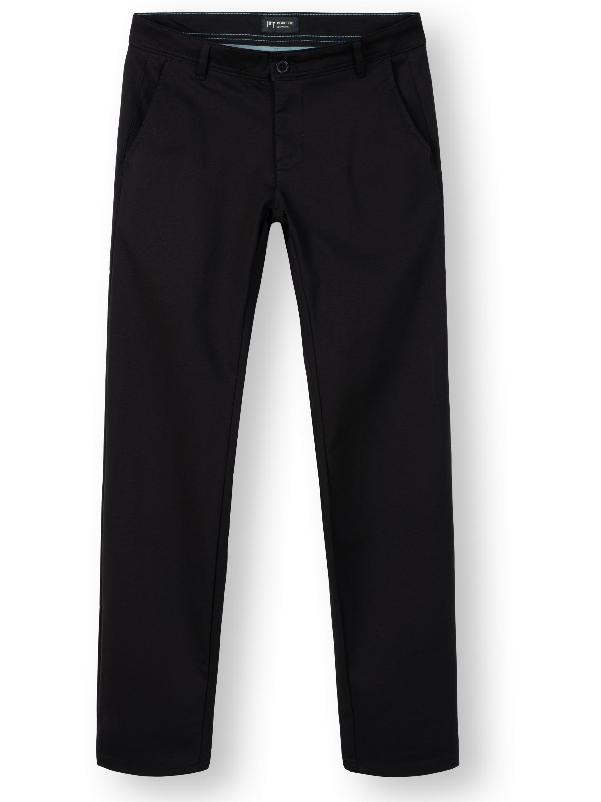 Lange Chino Stoffhose "Meteon" Phantom Black