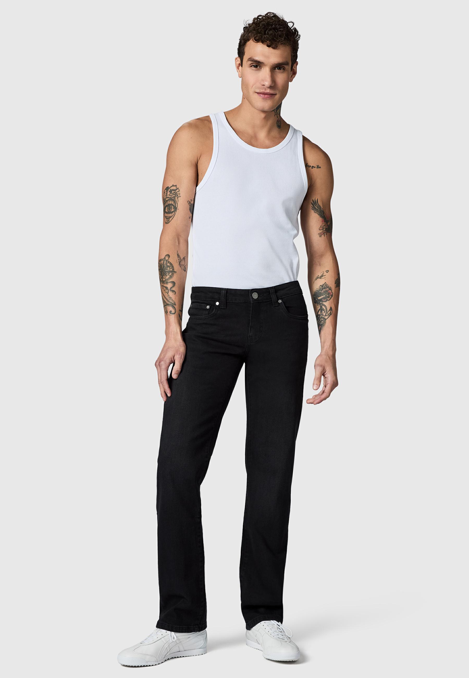 Lange Jeans "Orbis" Straight Fit Gamma Black