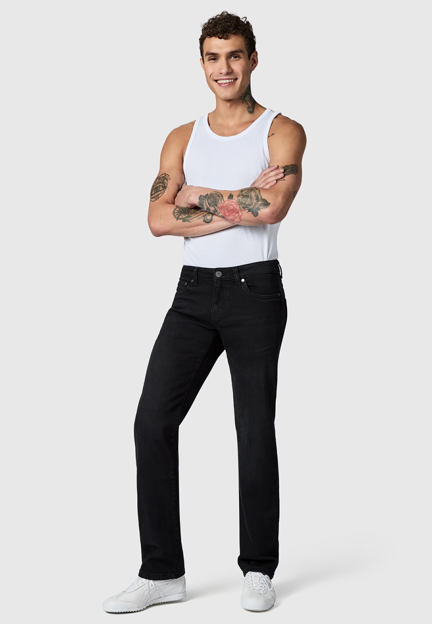 Lange Jeans "Orbis" Straight Fit Gamma Black