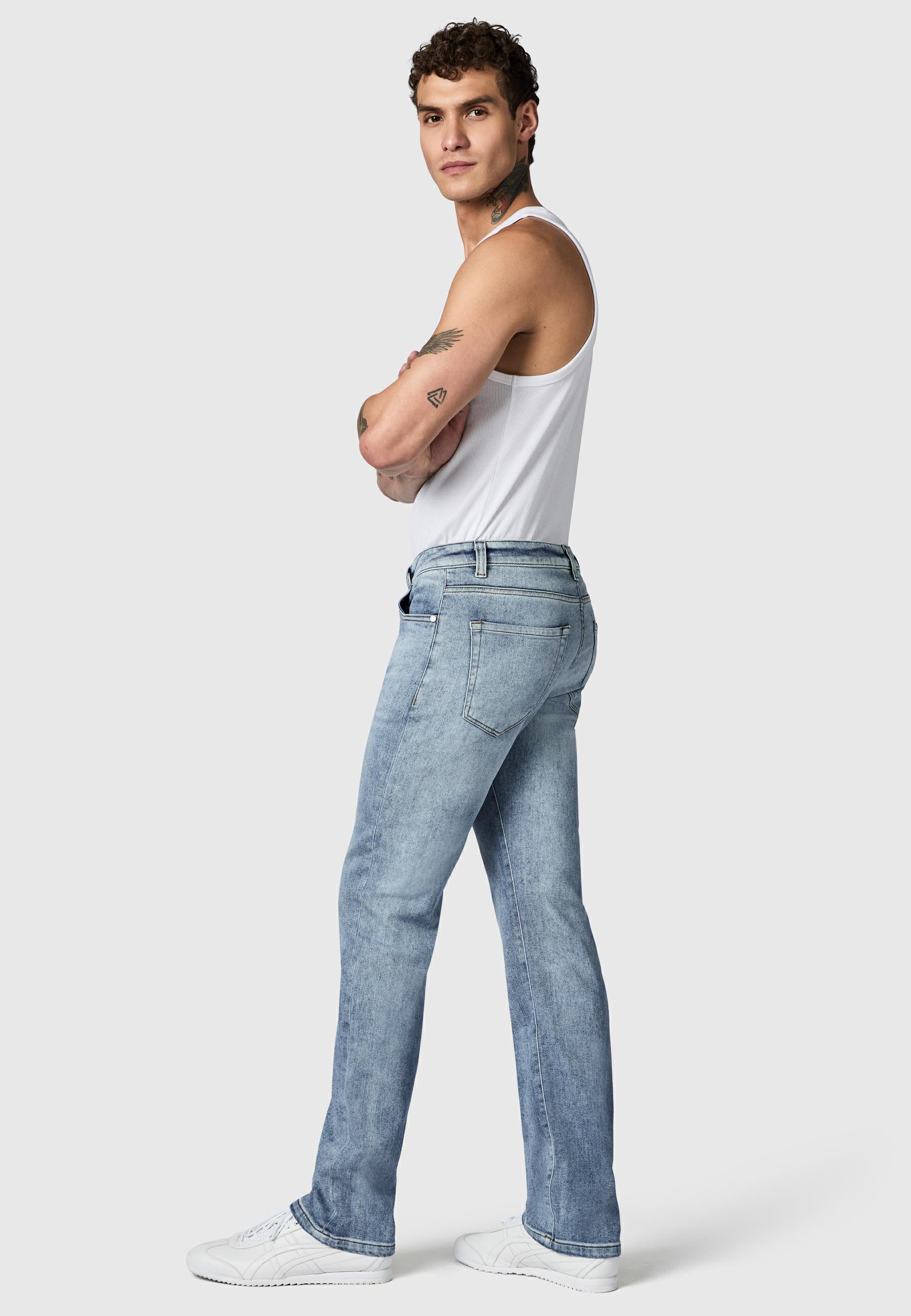 Lange Jeans "Orbis" Straight Fit Nebula Indigo