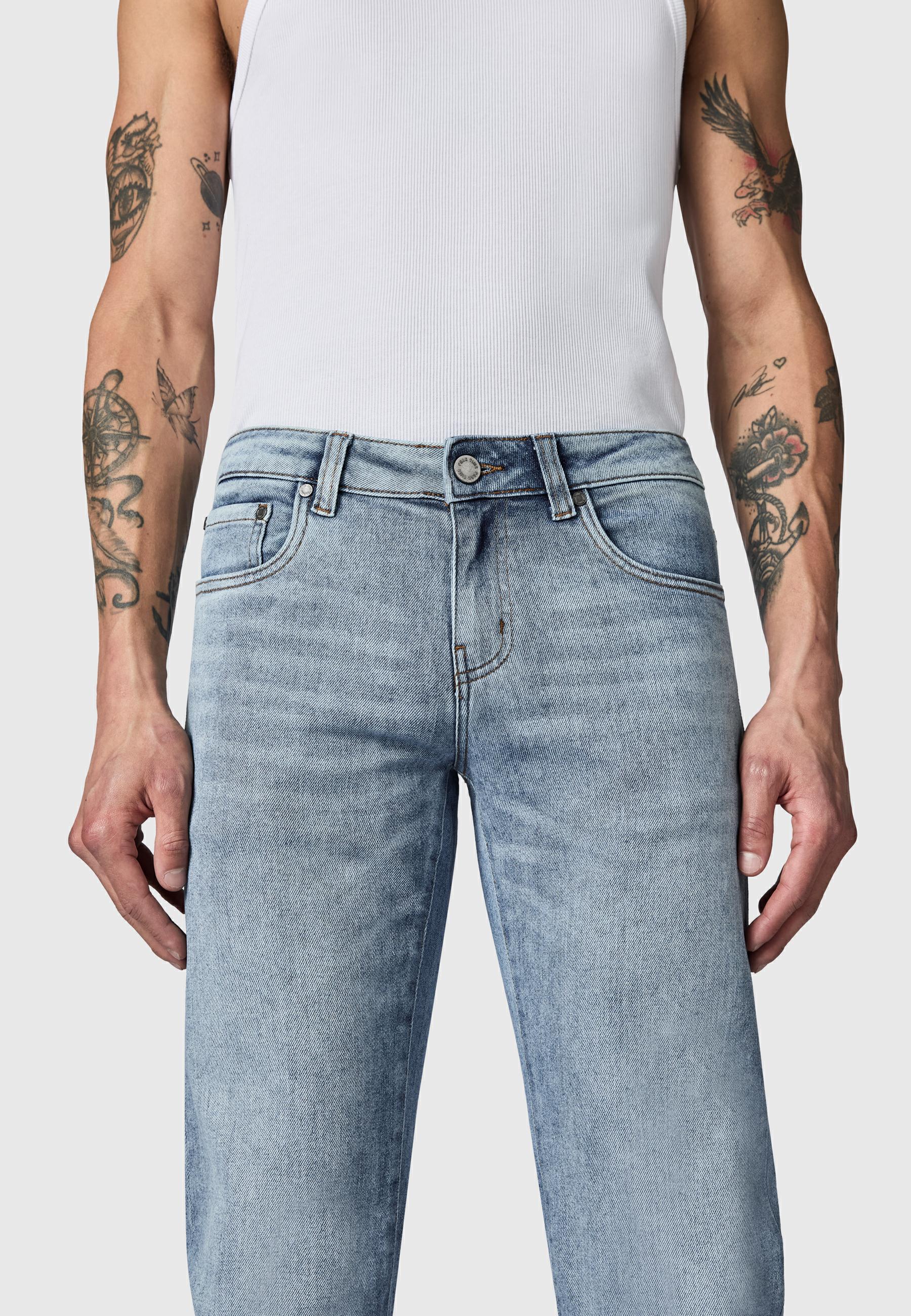 Lange Jeans "Orbis" Straight Fit Nebula Indigo