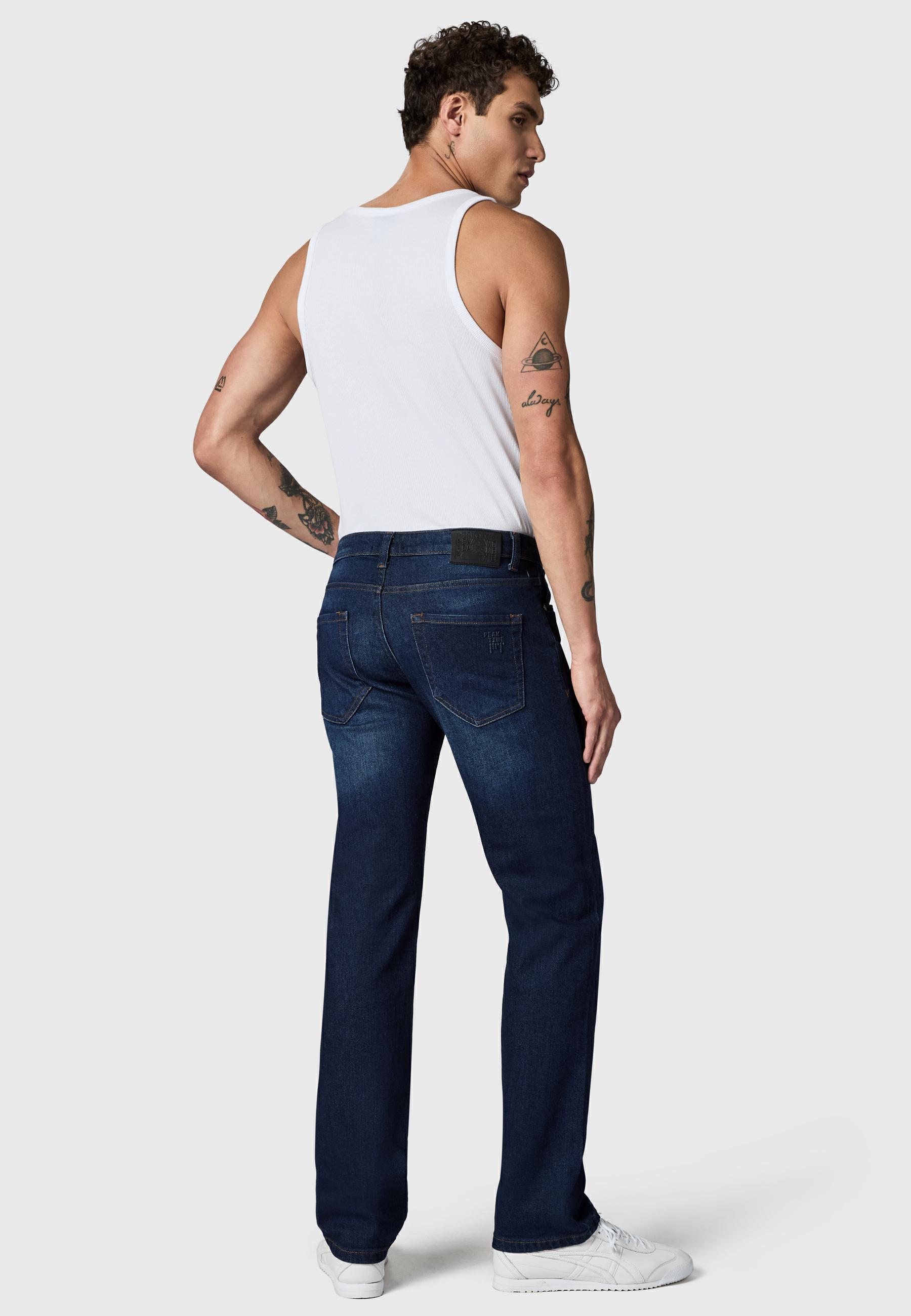 Lange Jeans "Orbis" Straight Fit Plasma Indigo