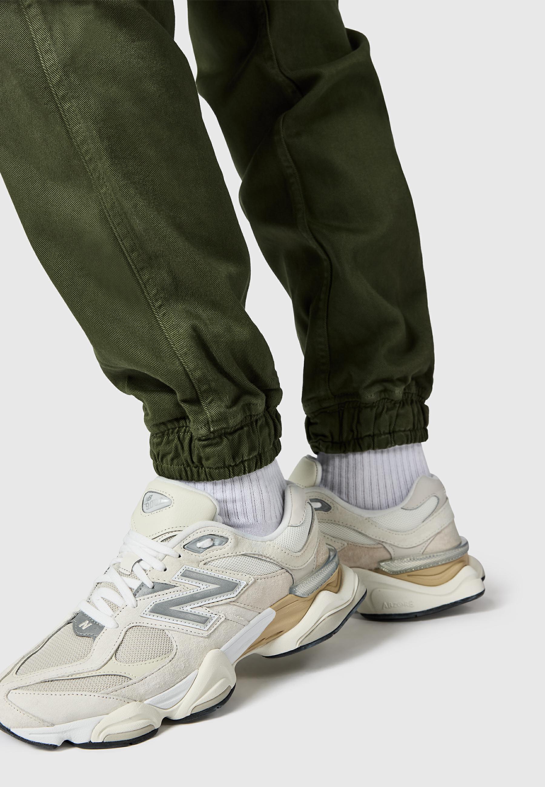 Lange Cargo-Hose "Siwas" Straight Fit Fusion Olive