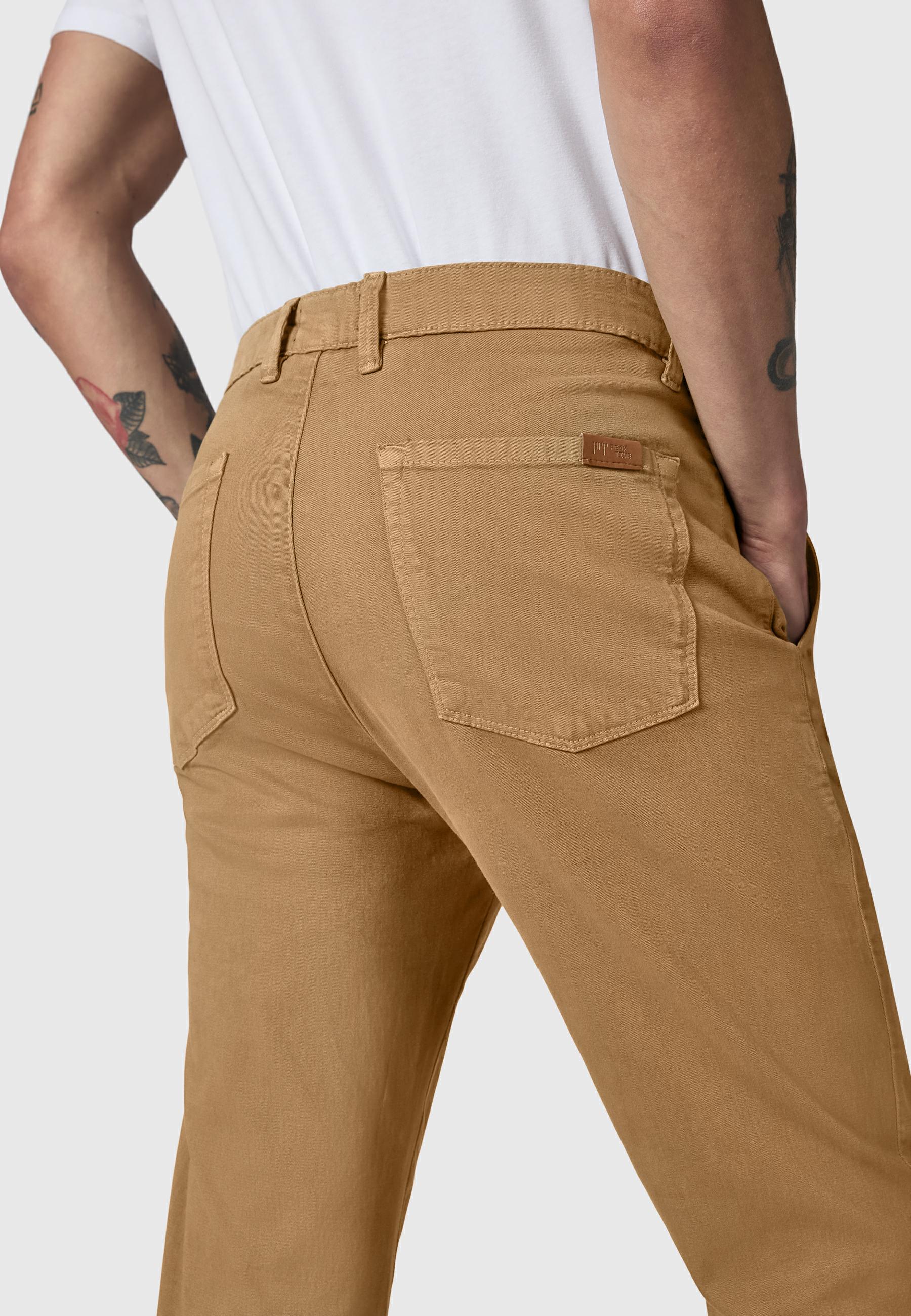 Lange Chino-Hose "Solon" Tapered Fit Gravity Brown