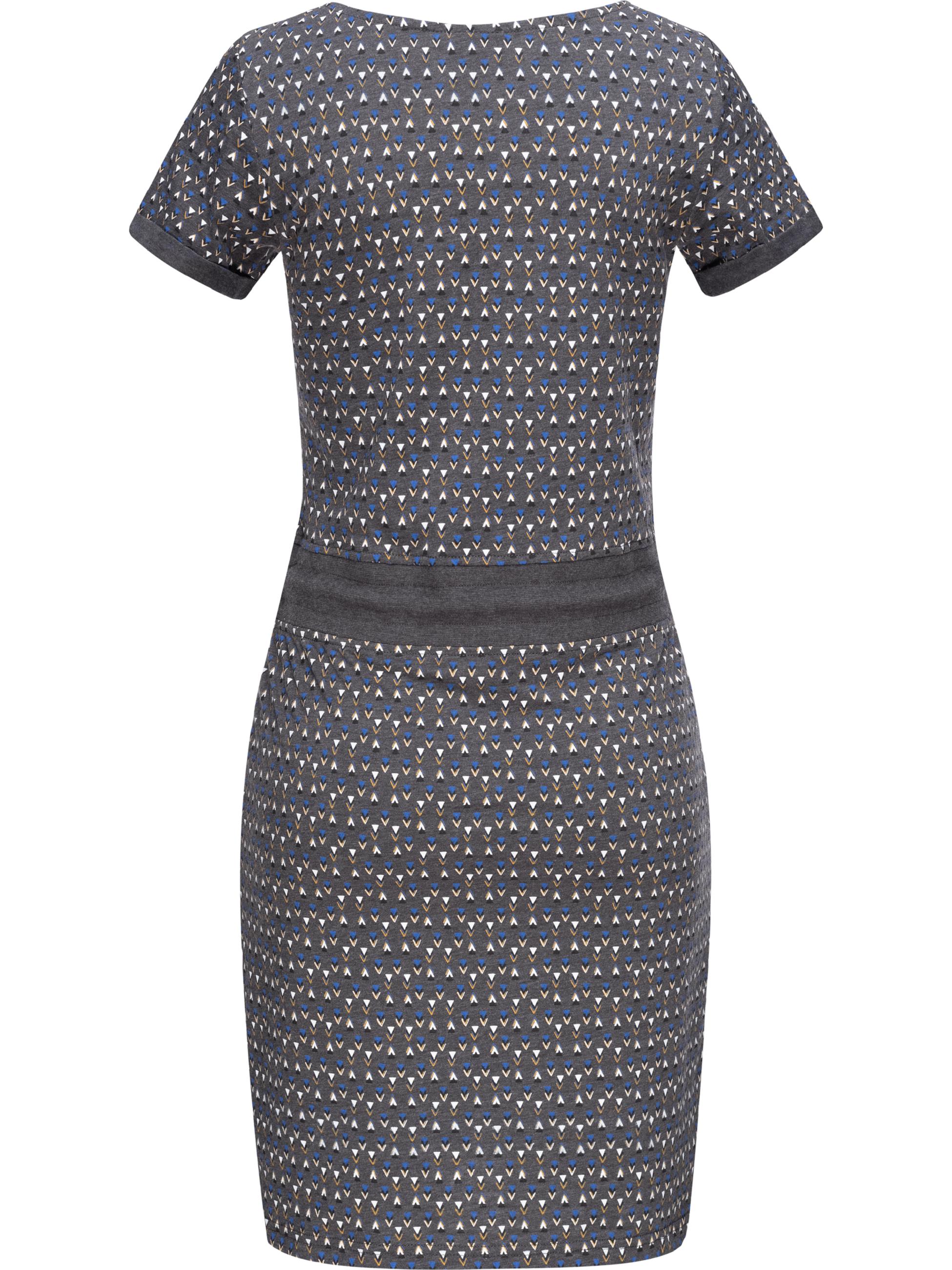 Leichtes Sommerkleid "L80023" Midgrey Melange Graphic