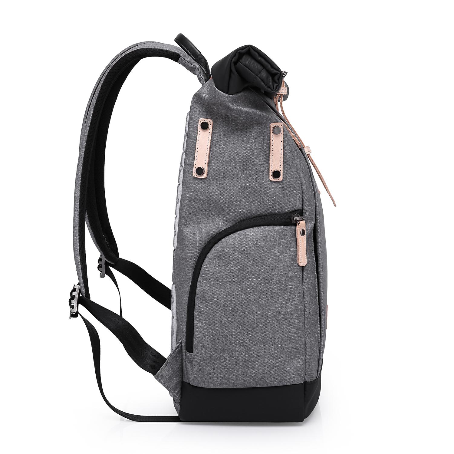 Rolltop-Rucksack "PT-305" Grau