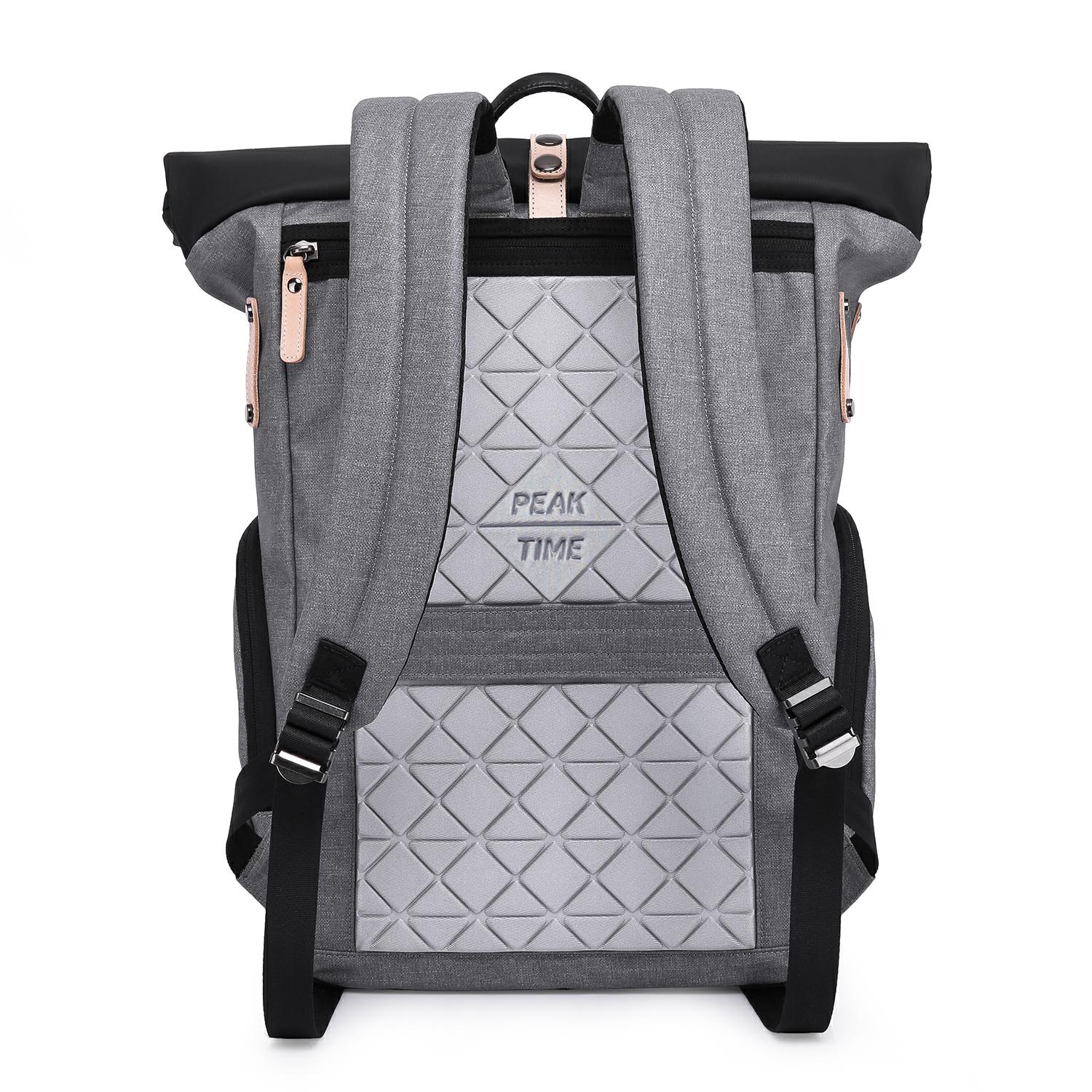 Rolltop-Rucksack "PT-305" Grau