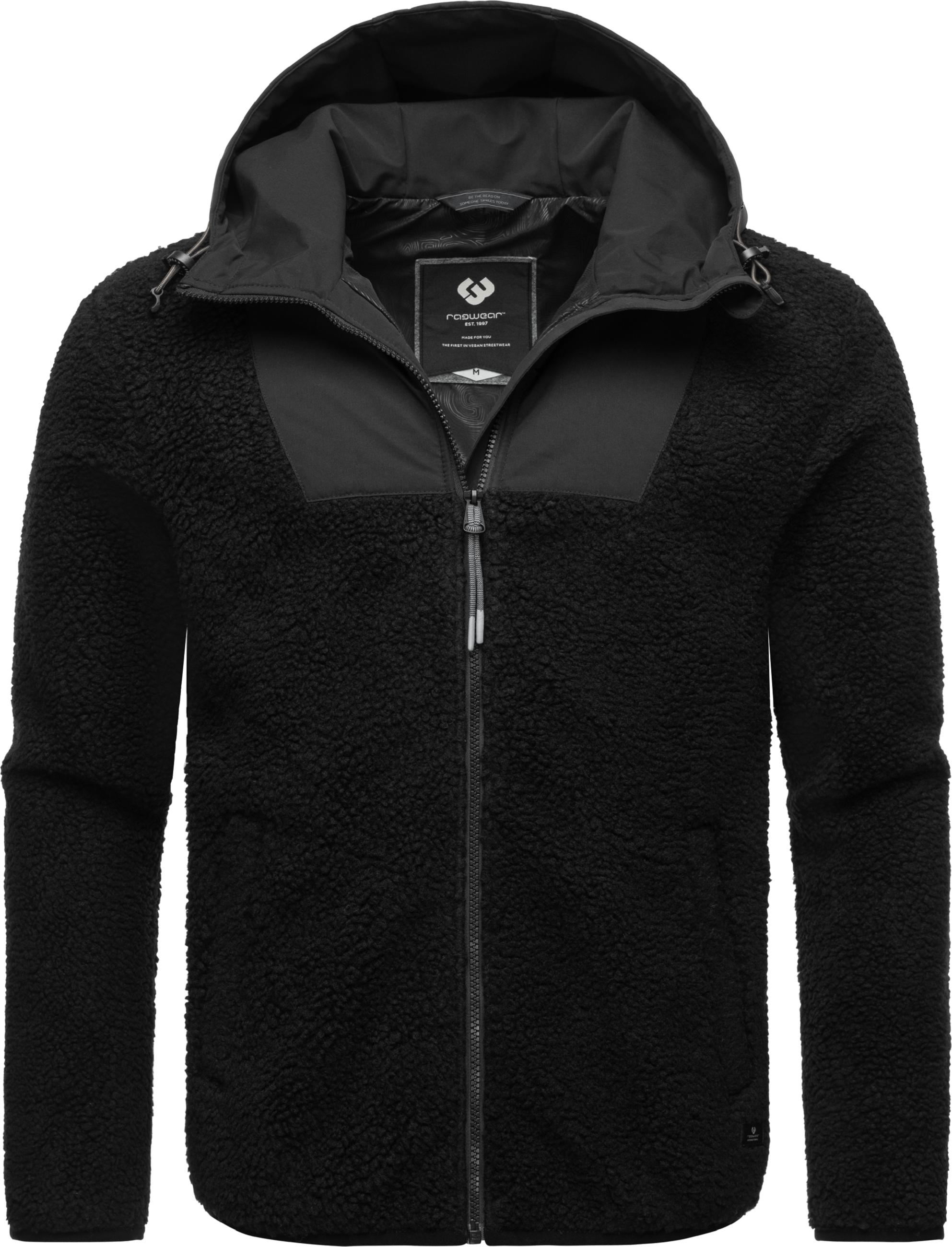 Fleece-Jacke mit hohem Kragen "Adar" Black