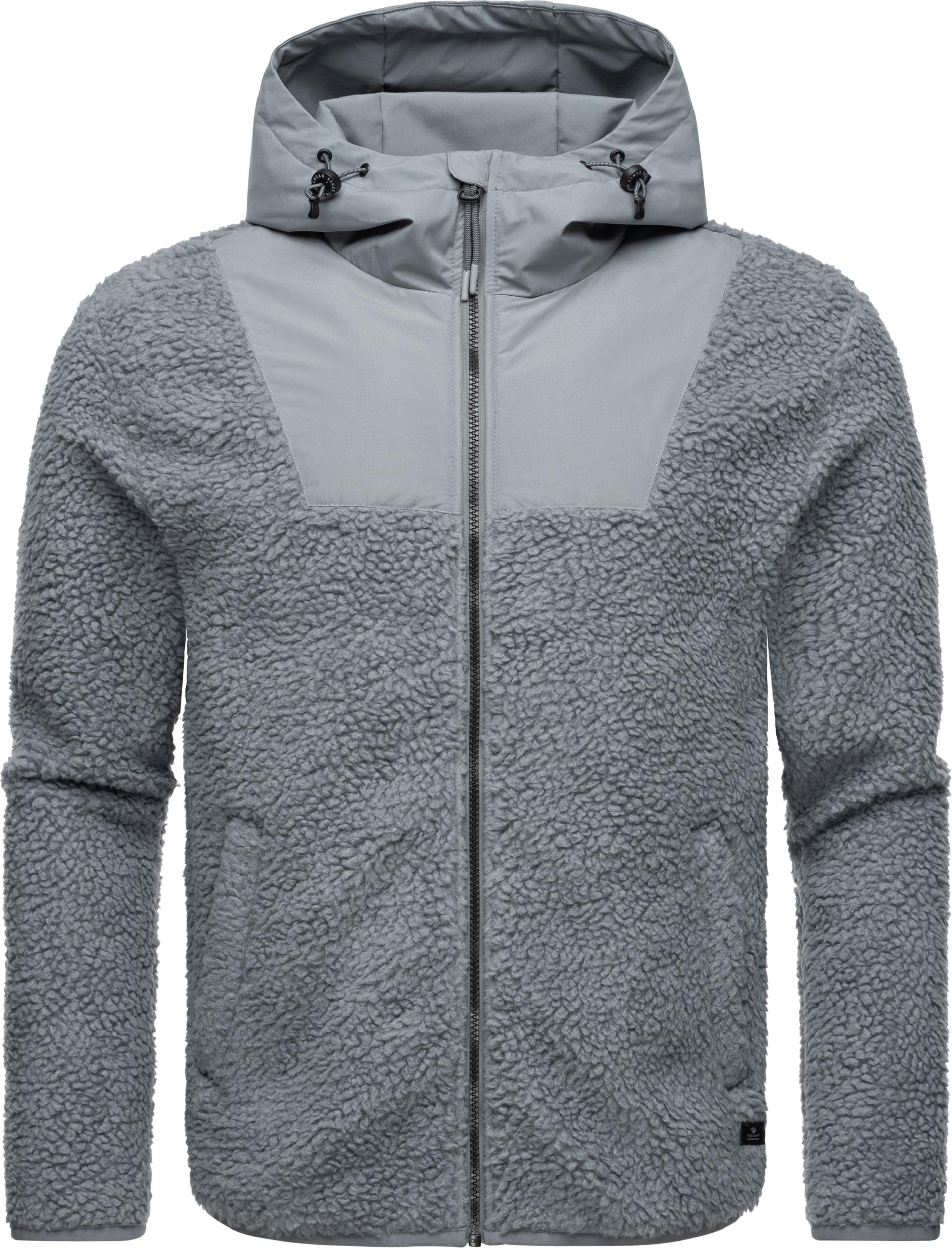 Fleece-Jacke mit hohem Kragen "Adar" Grey