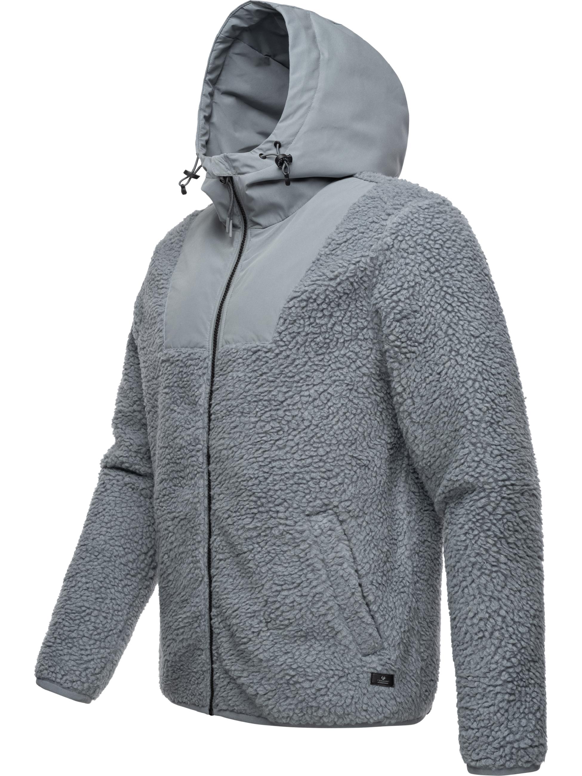 Fleece-Jacke mit hohem Kragen "Adar" Grey